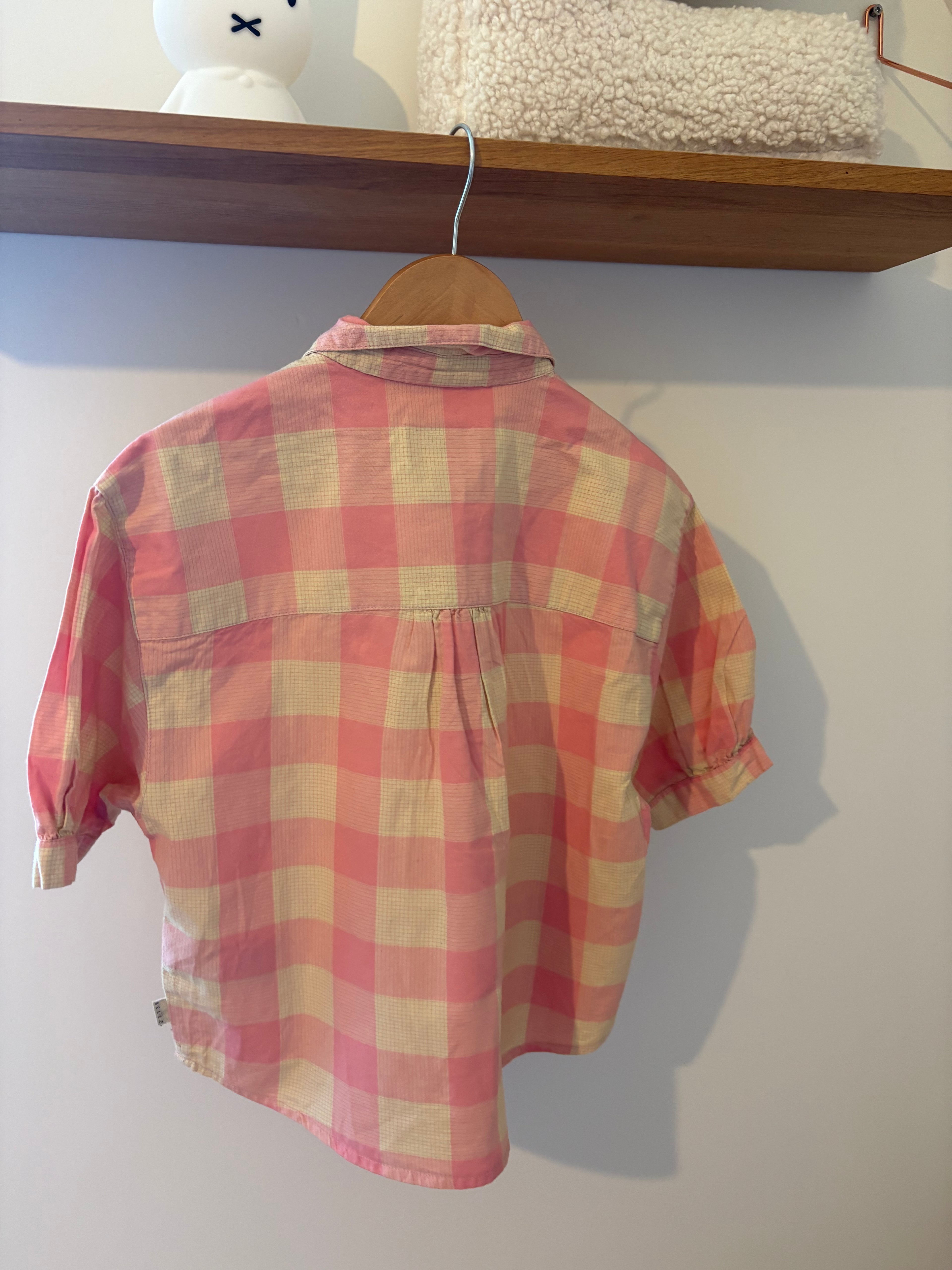 Bellerose - blouse roze/geel - 10