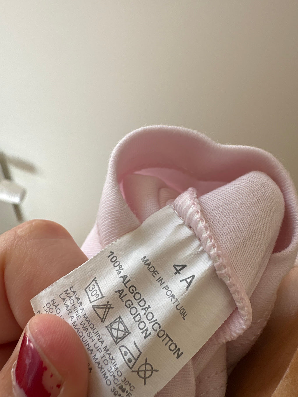 Baby Lai - roze tshirt met kraagje - 4Y