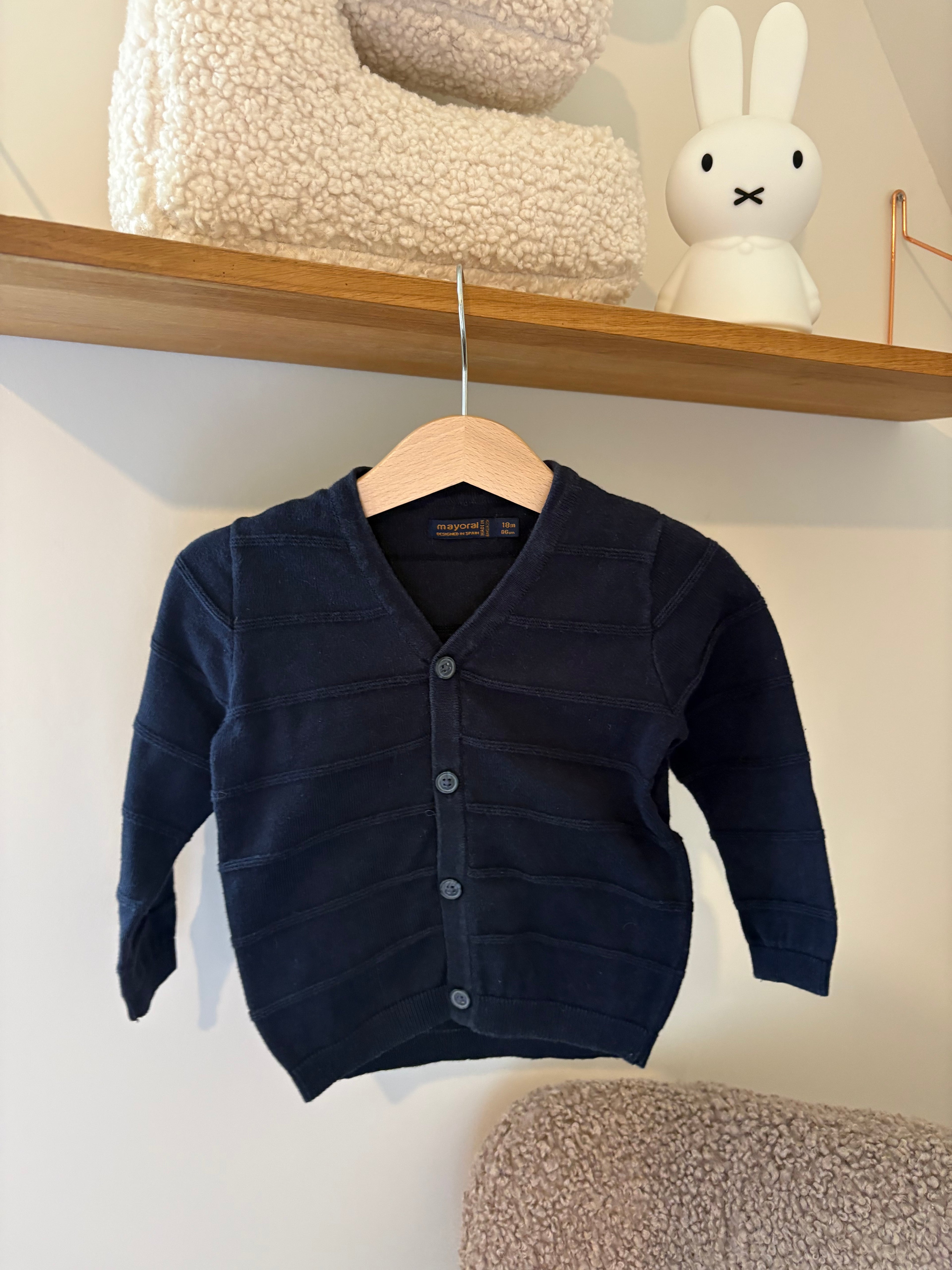 Mayoral - blauw truitje - 86