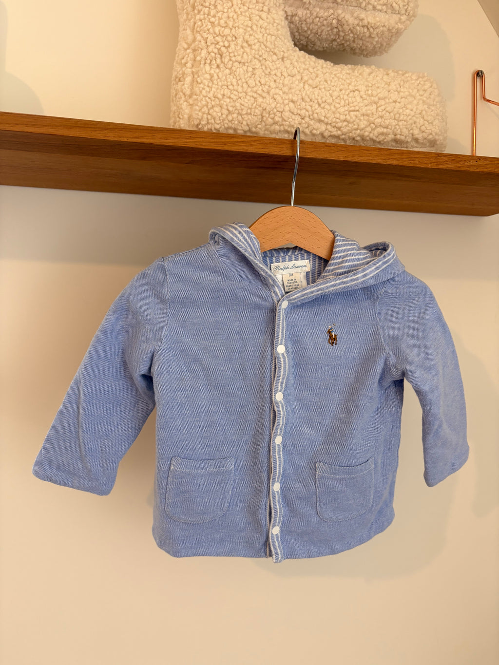 Ralph Lauren - Reversible truitje met drukknoppen - 9M