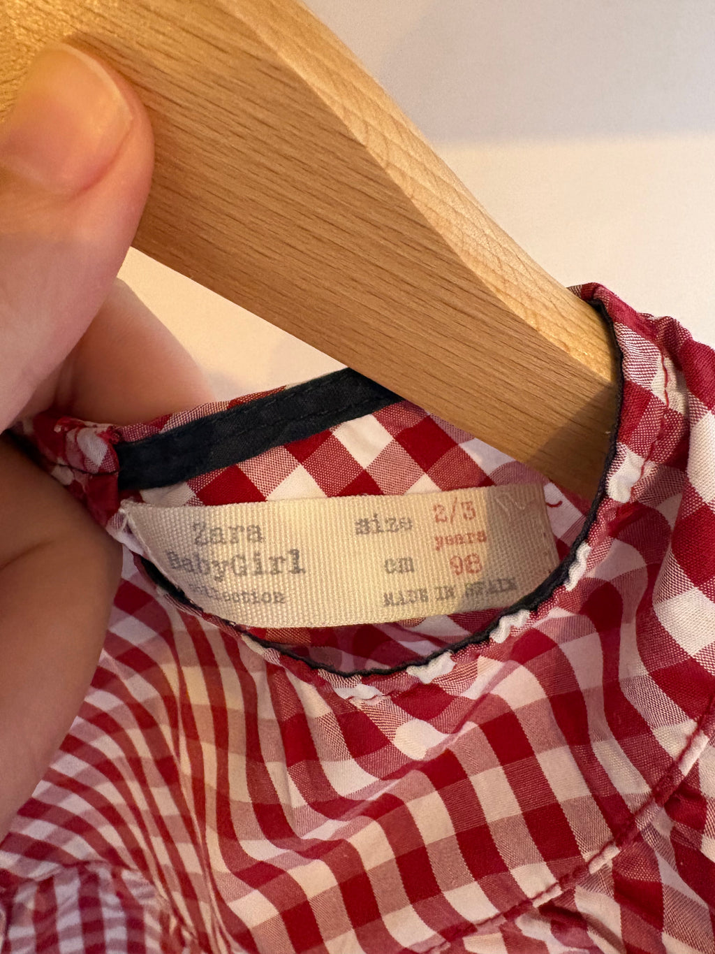 Zara - rood blouseje - 2 Y