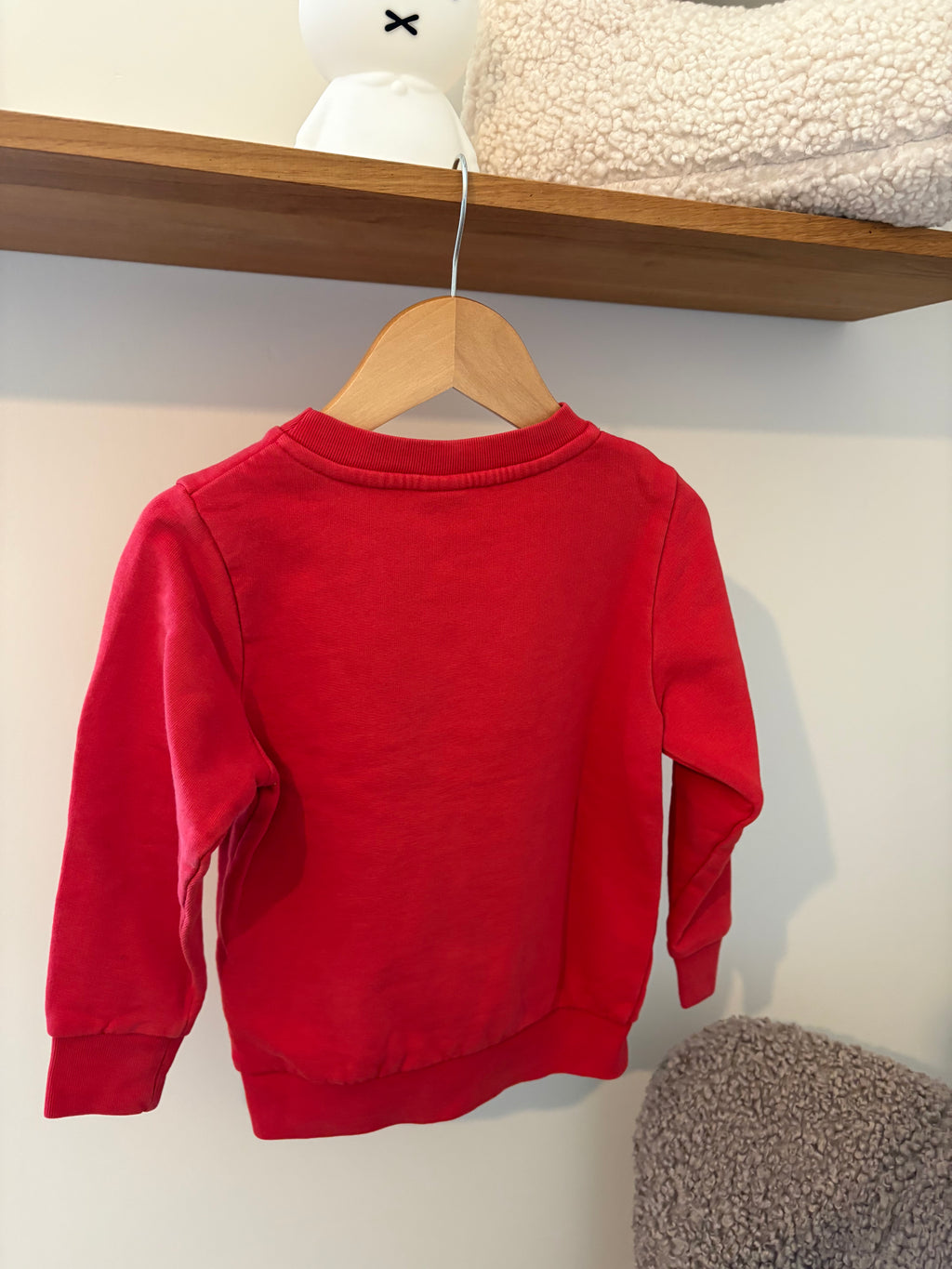 Petit Bateau - rode trui - 5Y