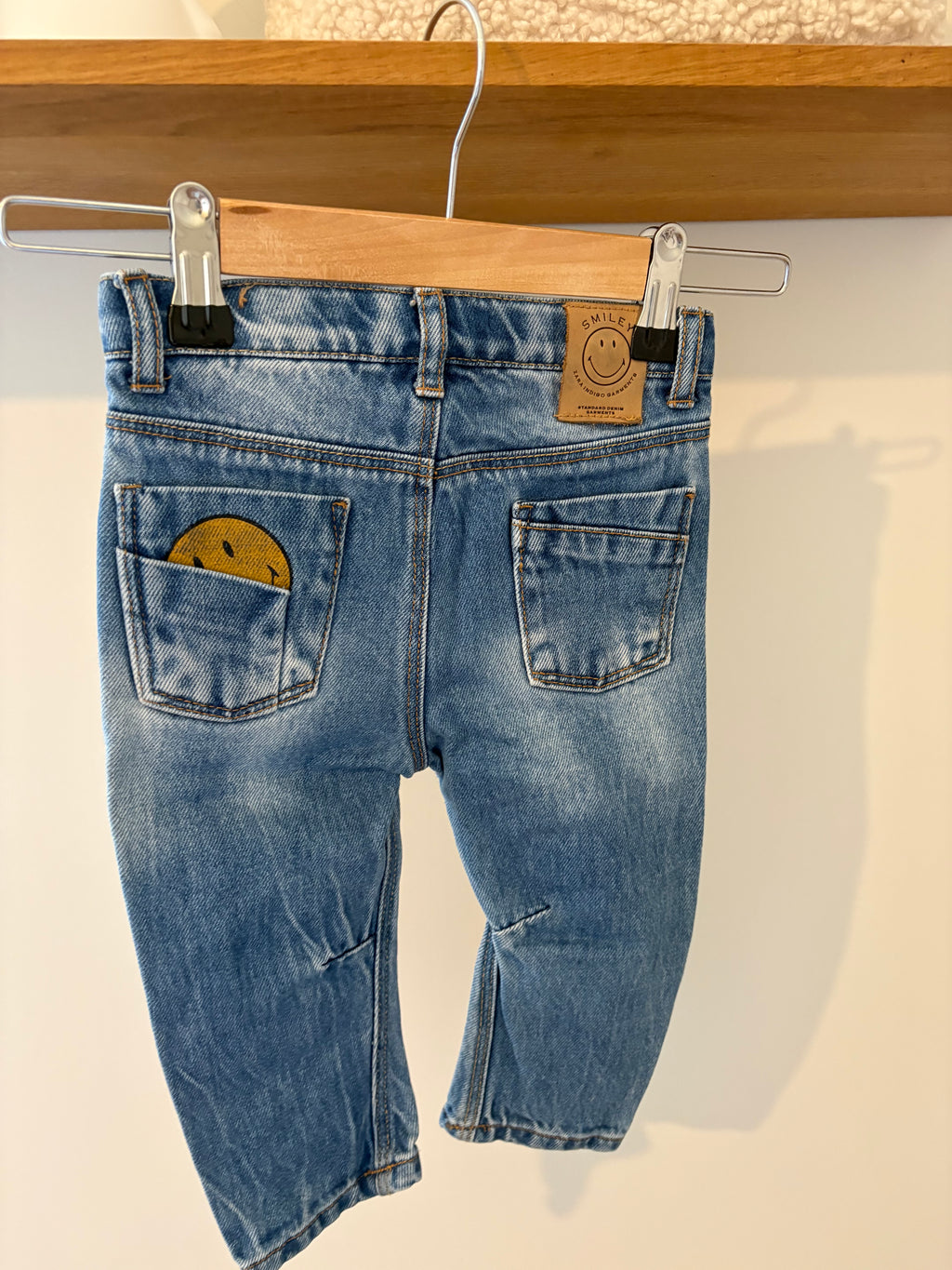 Zara - jeans smiley - 80