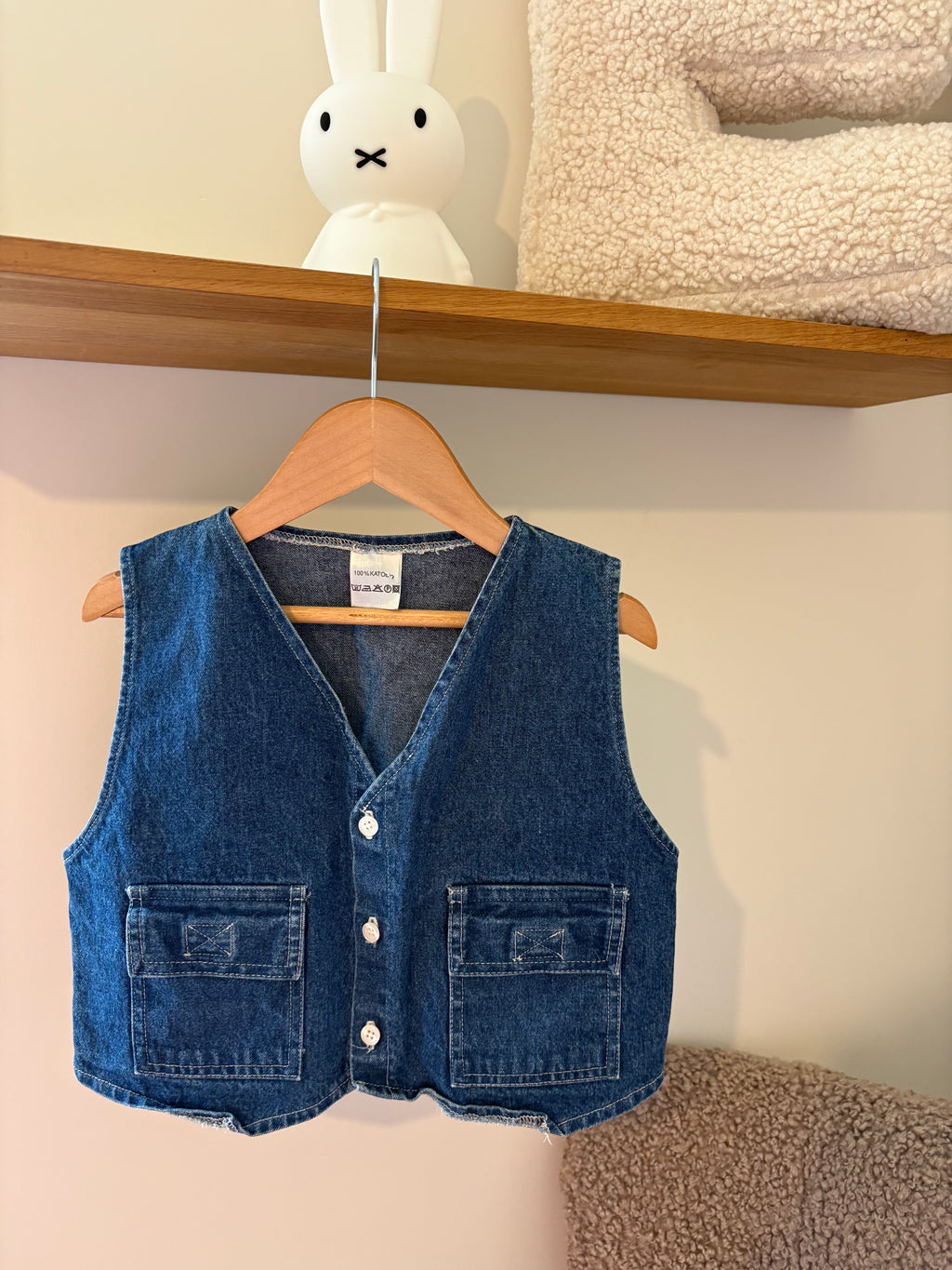Hey Lucie - denim jeans vestje - 92