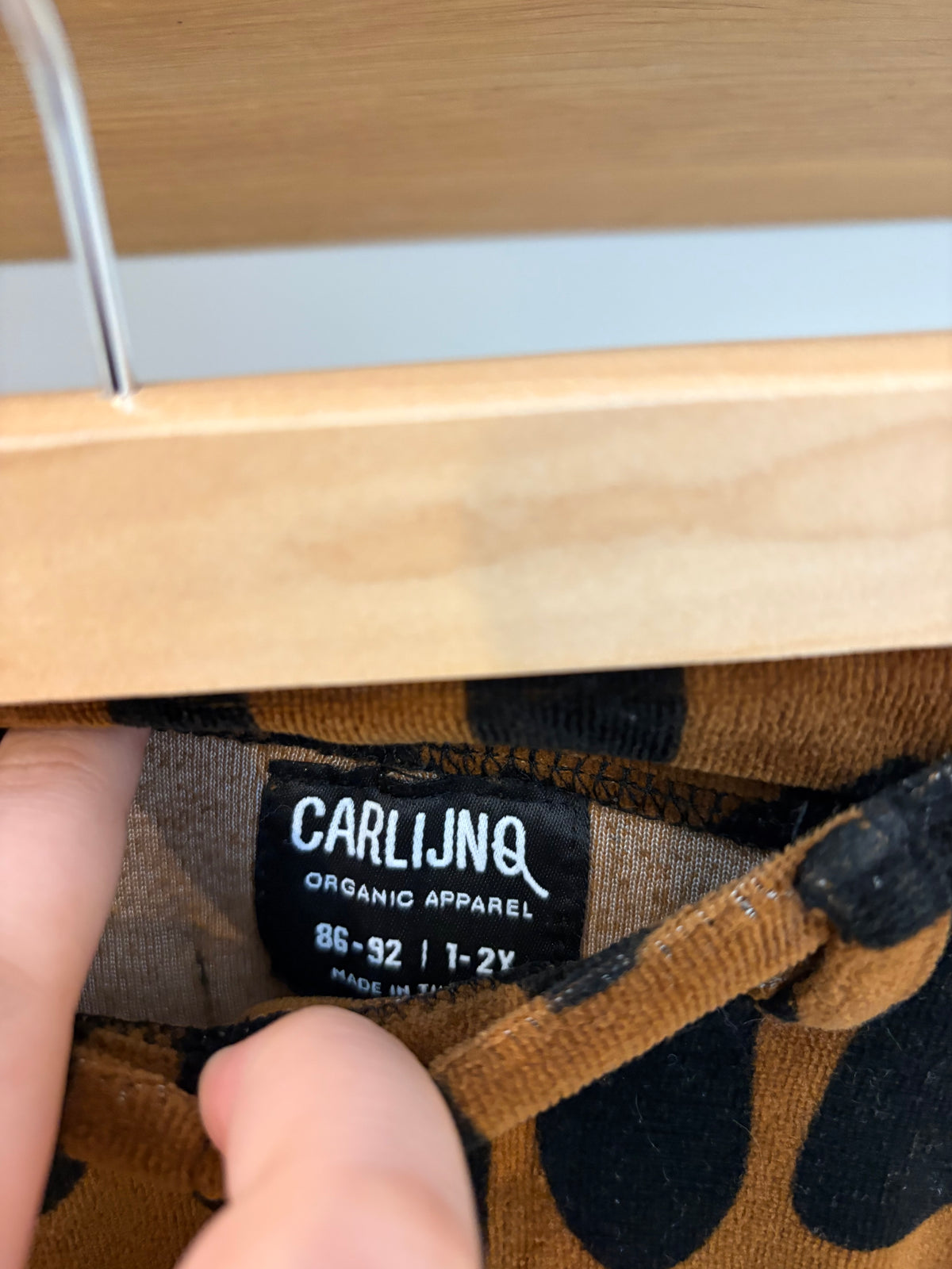 CarlijnQ - zachte broek girafprint - 86/92