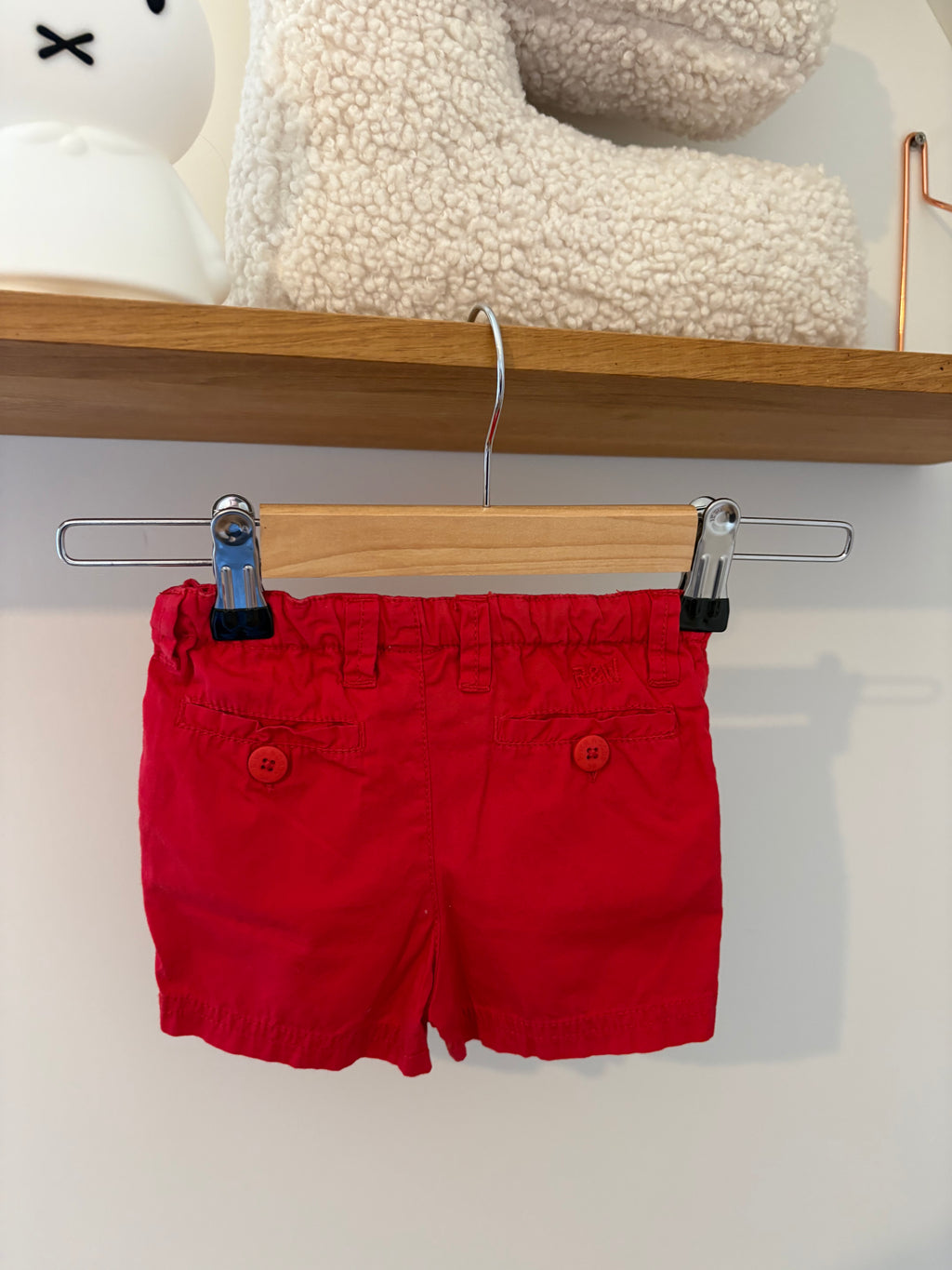 River woods - rood shortje - 3M
