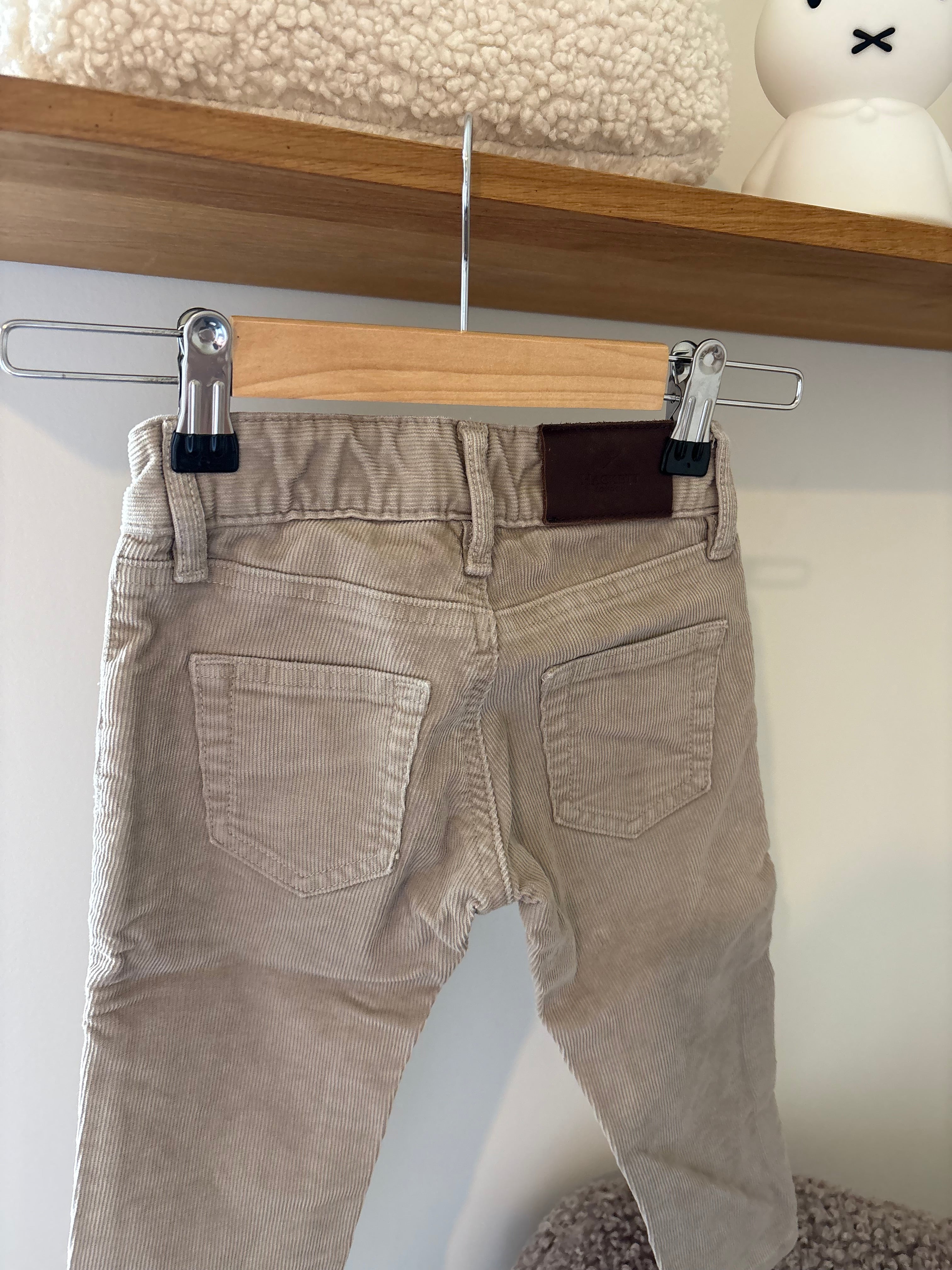 Hackett - beige corduroy broek - 92