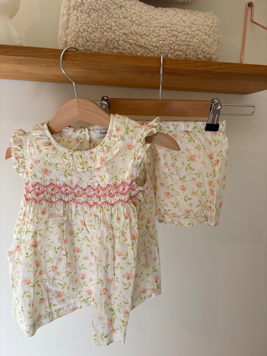 Aurora Royal - setje met bloomer - 12M