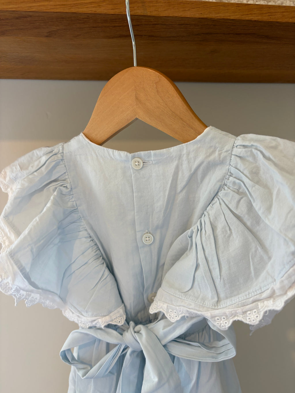 La Olivia - blauw jurkje - 3Y