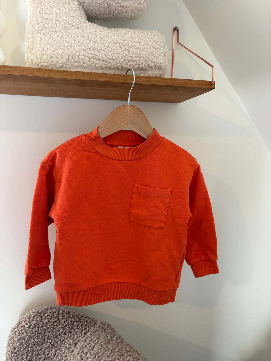Arket - oranje sweater - 86/92