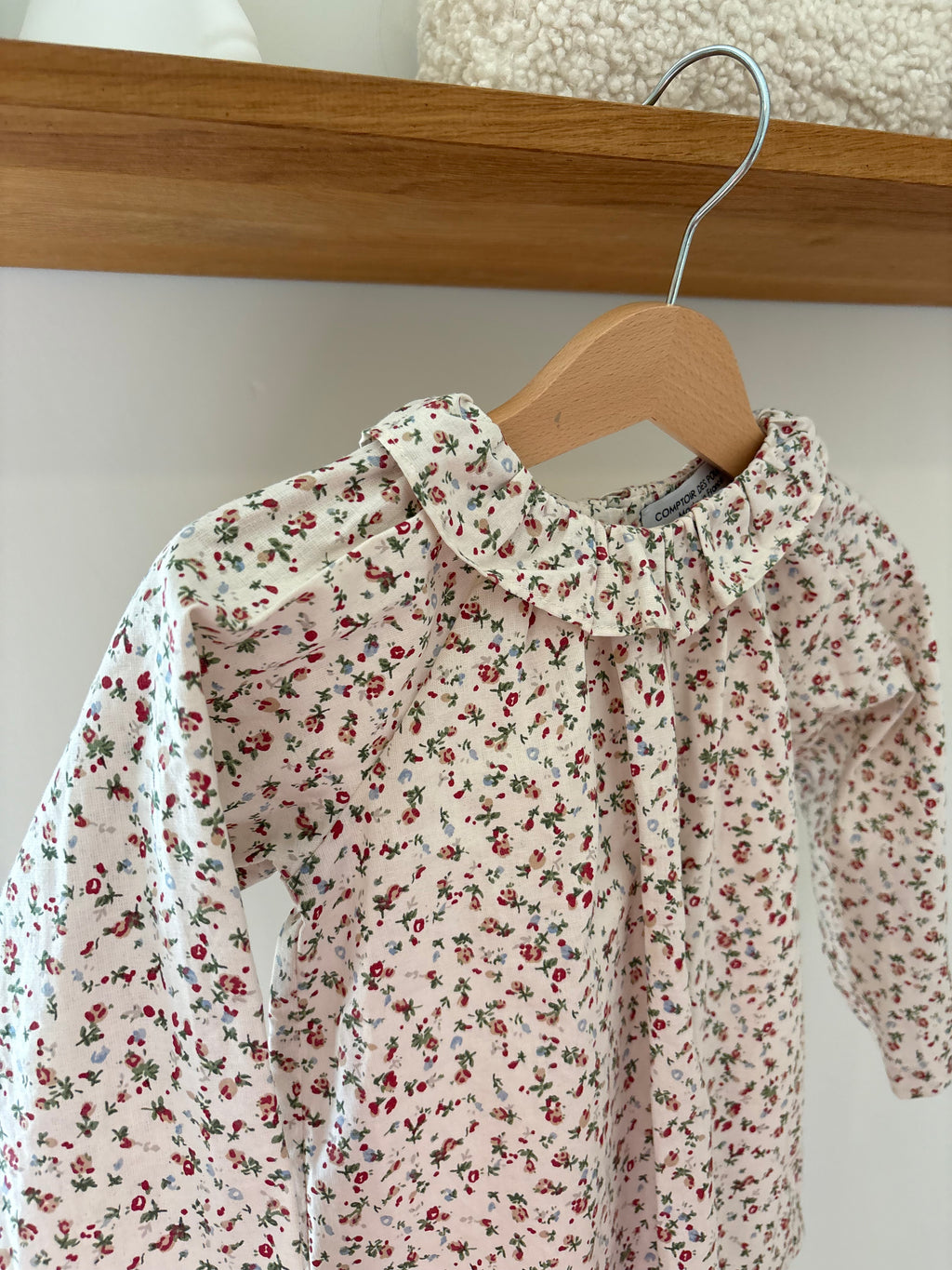 Comptoir Des Polissons - blouse bloemen met kraagje - 24M