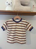 Zara - tshirt bruine streepjes - 92