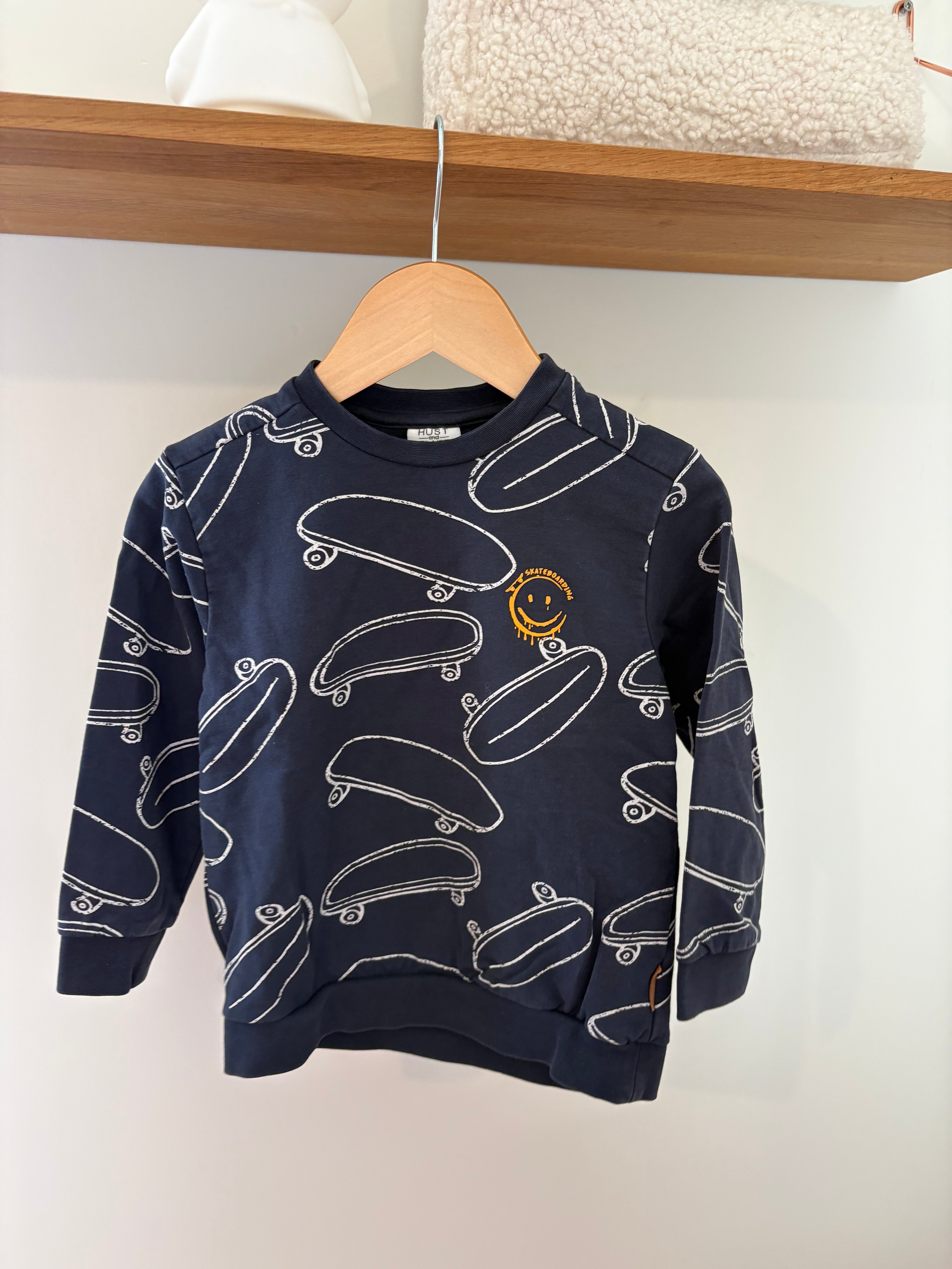 Hust & Claire - blauwe sweater - 98
