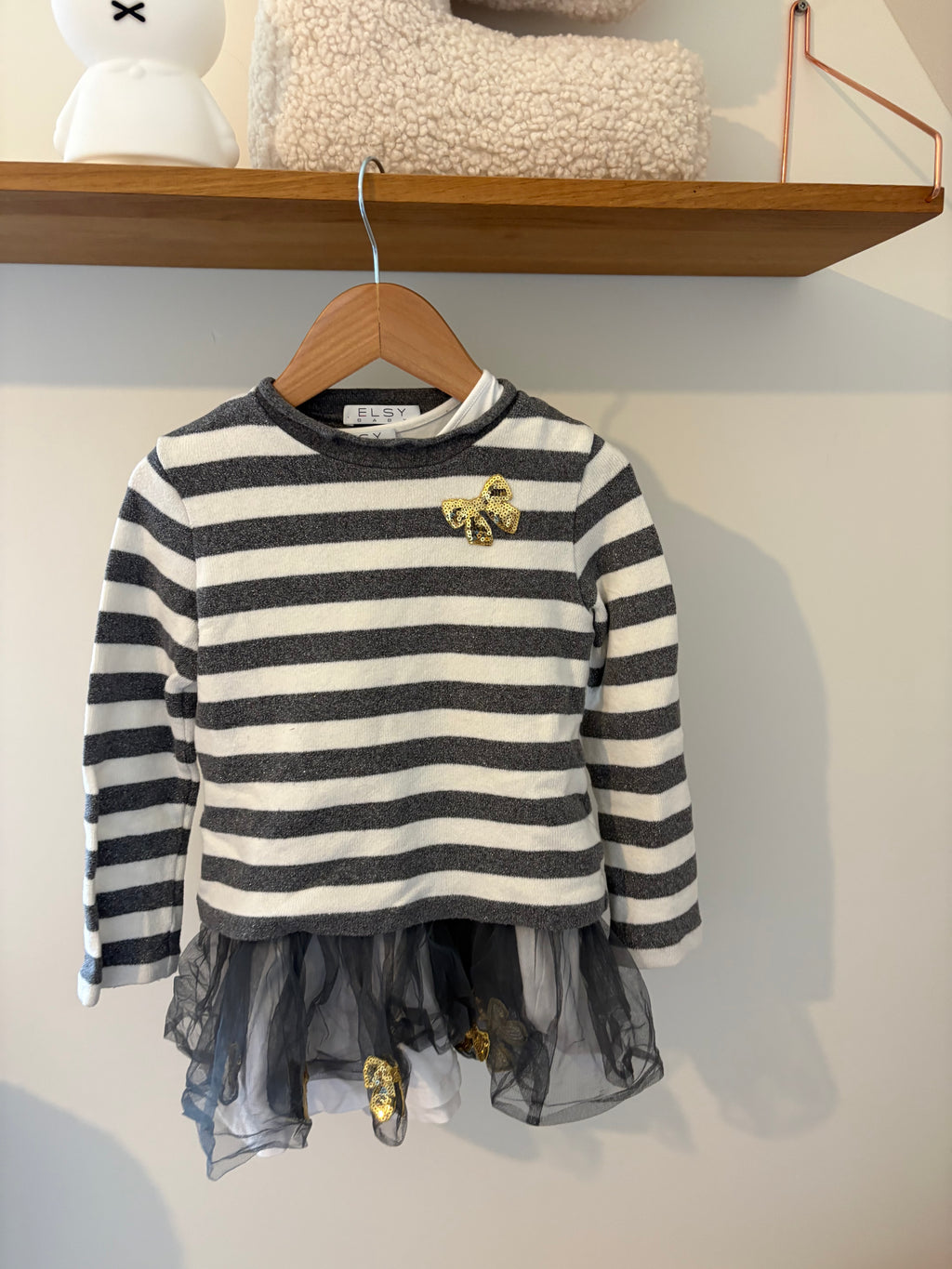 Elsy Baby - jurkje met streepjes - 4Y