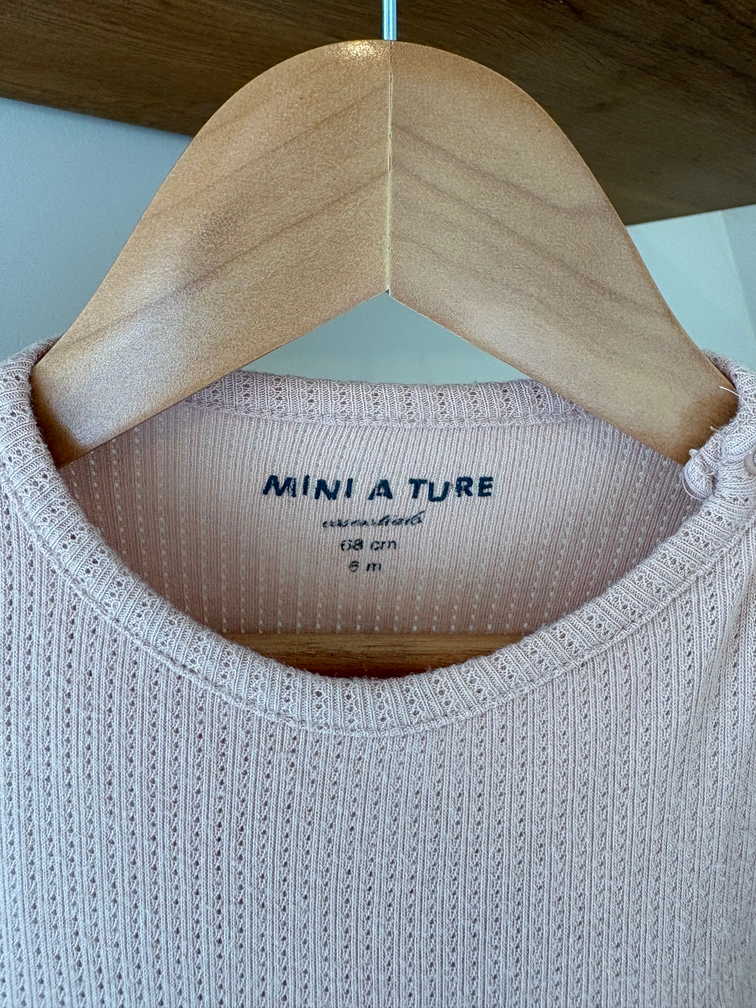 Mini a ture - jurkje roze -68