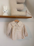 Hema - beige blousje met strikje - 86