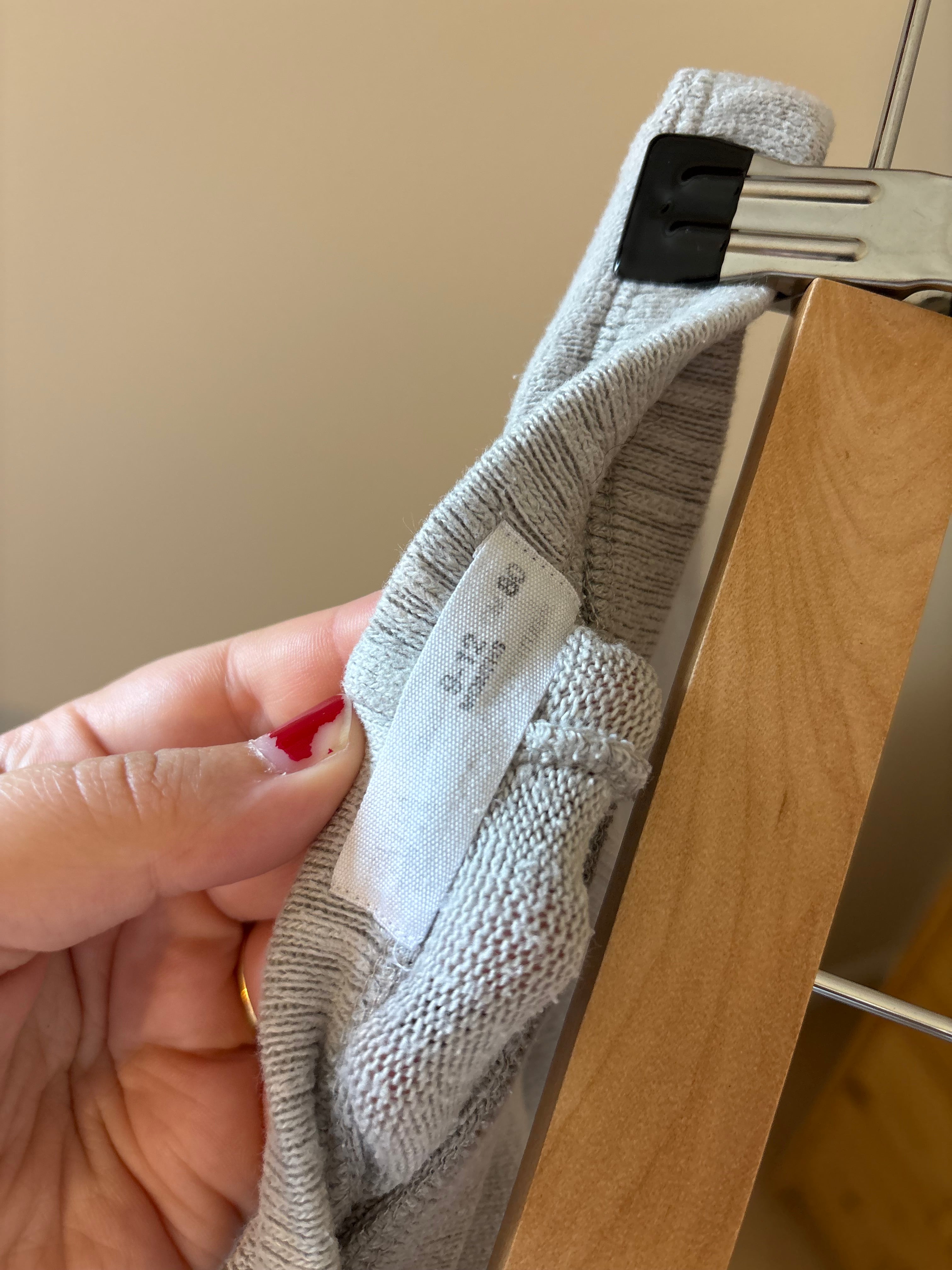 Zara - grijs broekje - 80