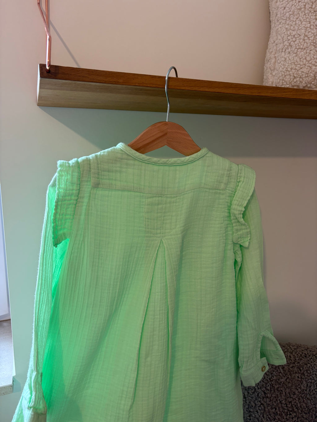 Morley - groen jurkje - 3/4Y