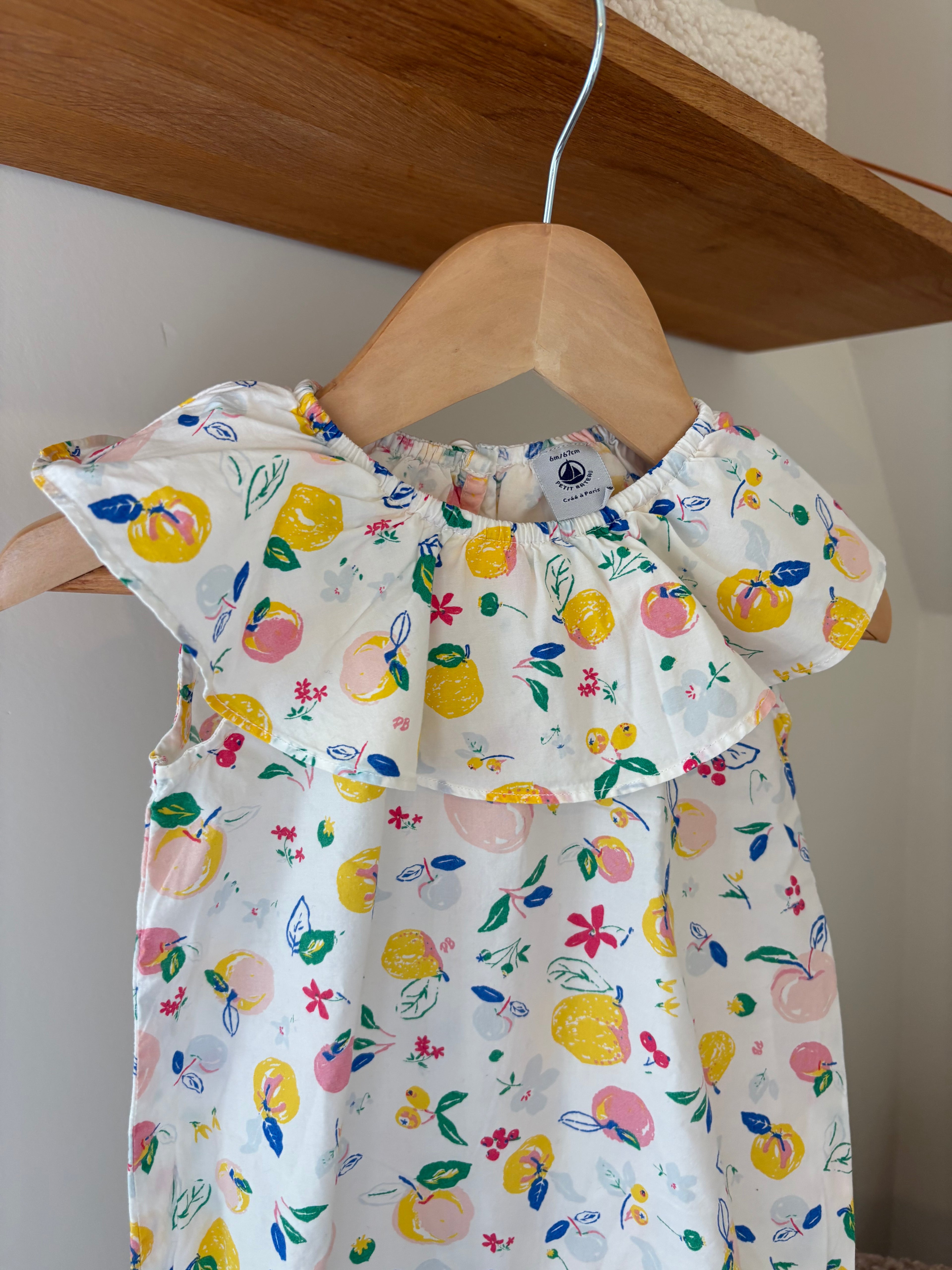 Petit bateau - boxpakje met fruitjes - 6M