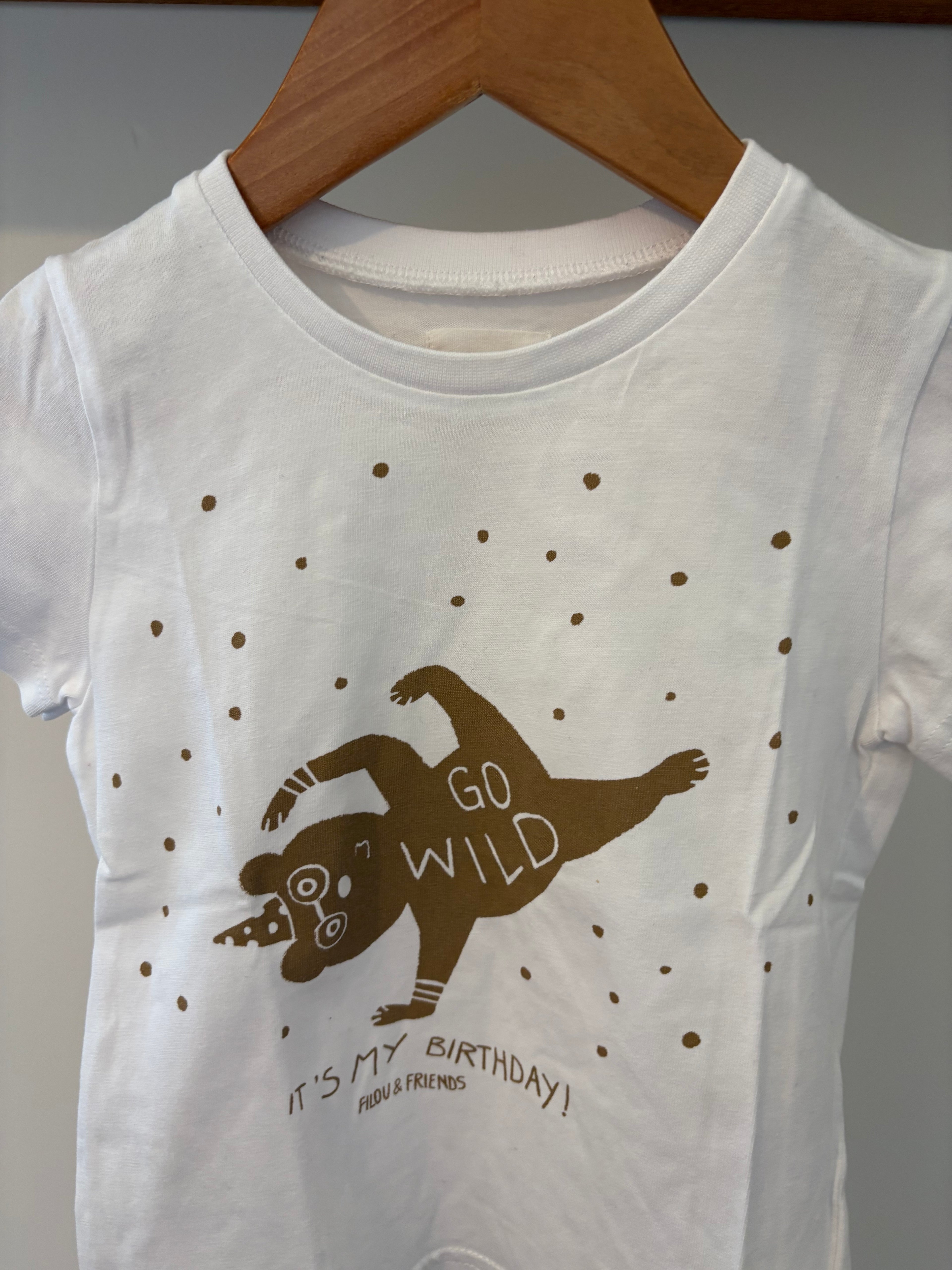 Filou & Friends - tshirt birthday - 4Y