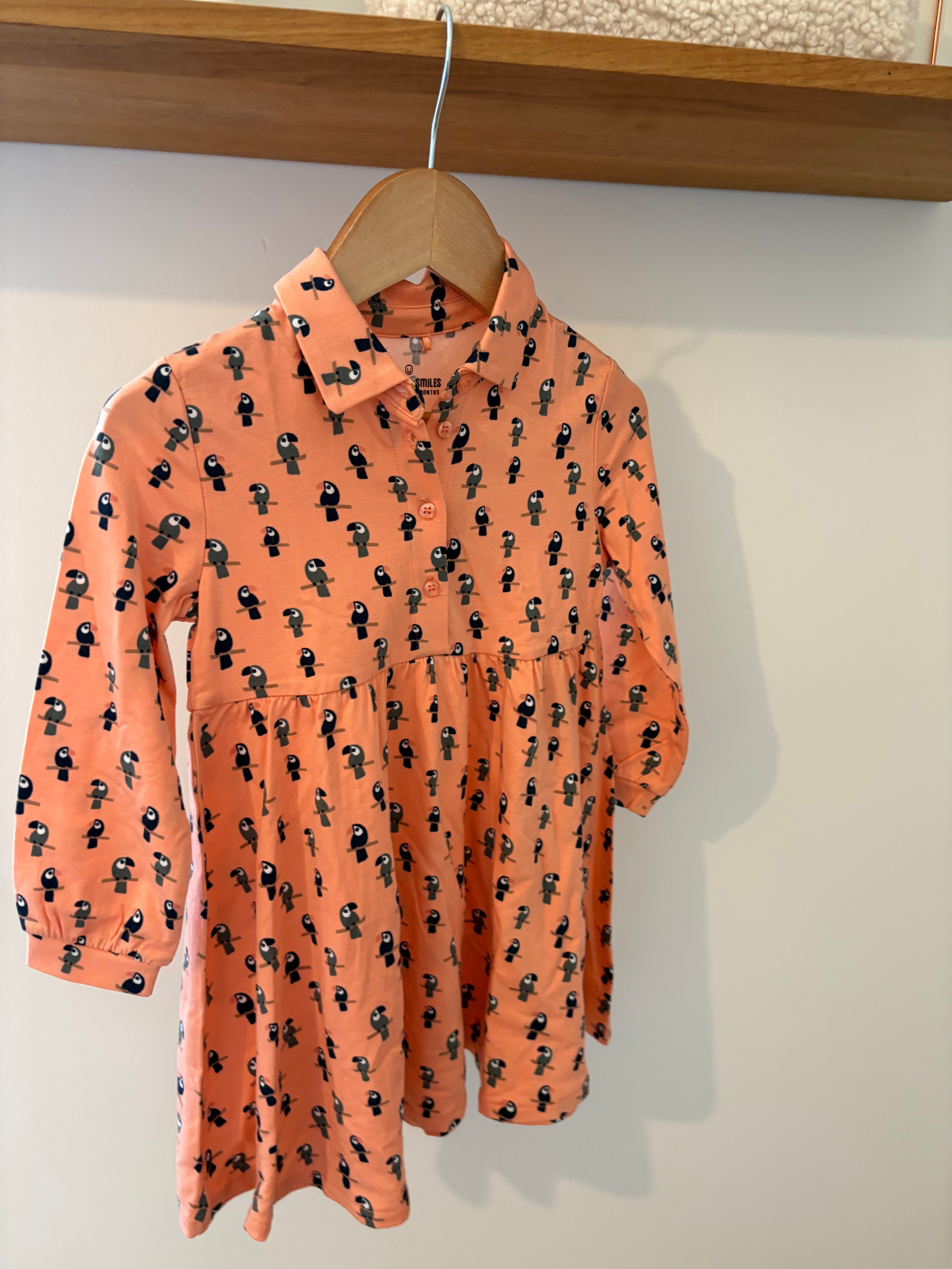JBC - oranje jurkje papegaai - 92