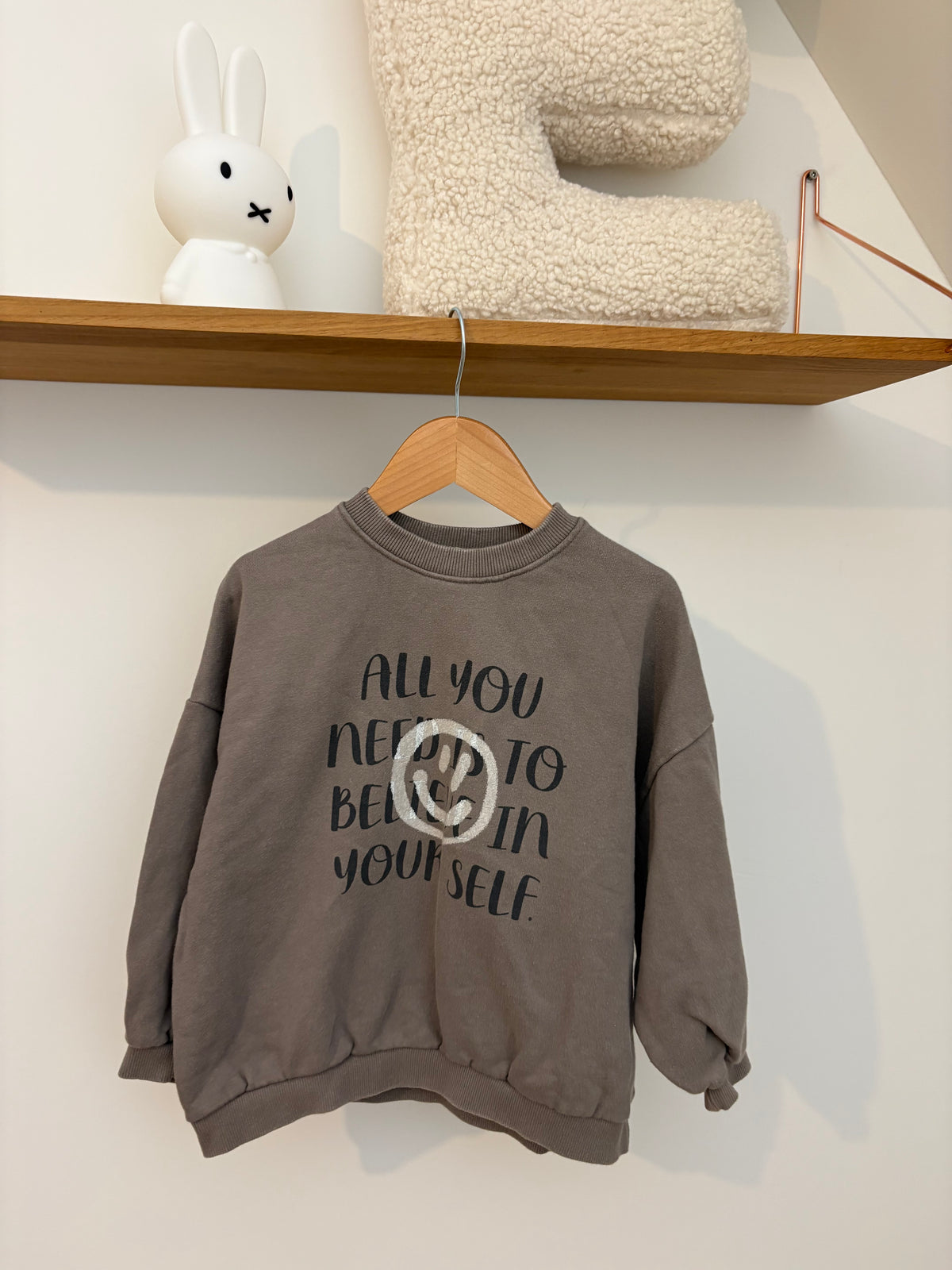 Hey Lucie - sweater grijs - L