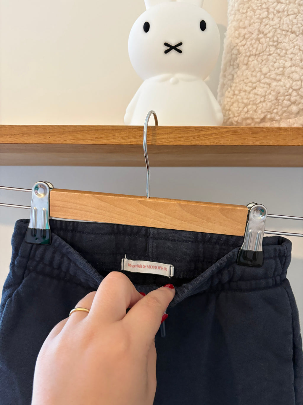 Monoprix - blauwe short - 4Y