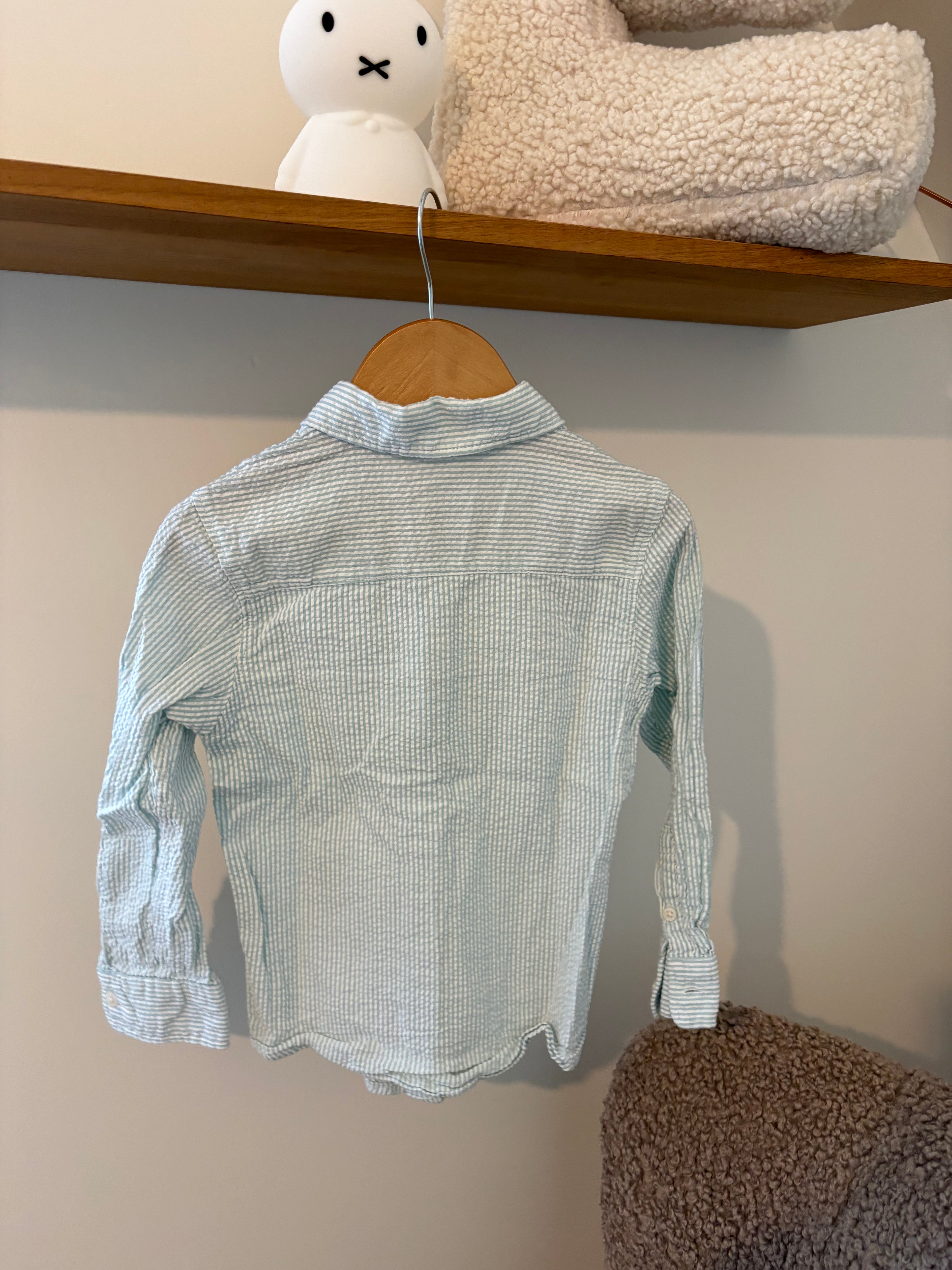 H&M - groen hemdje - 4/5Y