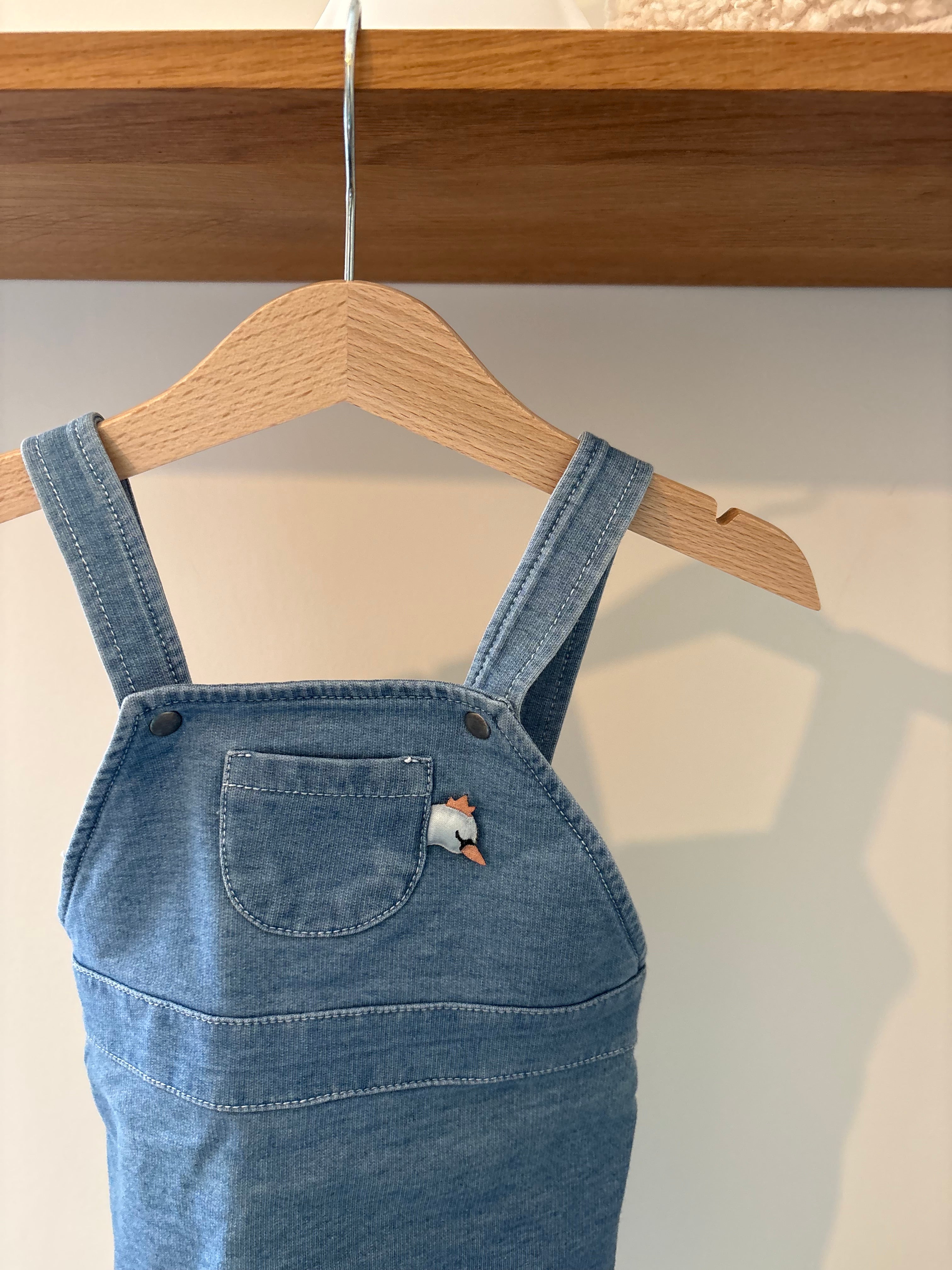 Zero2Three - denim jurkje - 62