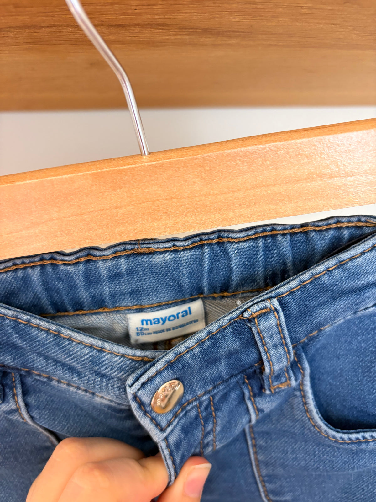 Mayoral - jeans hartjes - 80