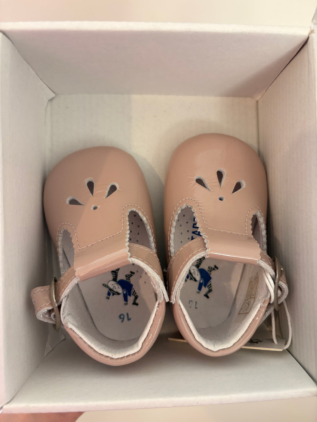 Stabifoot - Rosa Palo laqué babyschoentjes oudroze - 16 (nieuw)
