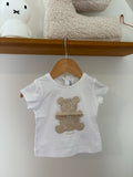 Mayoral - witte tshirt beer - 9M
