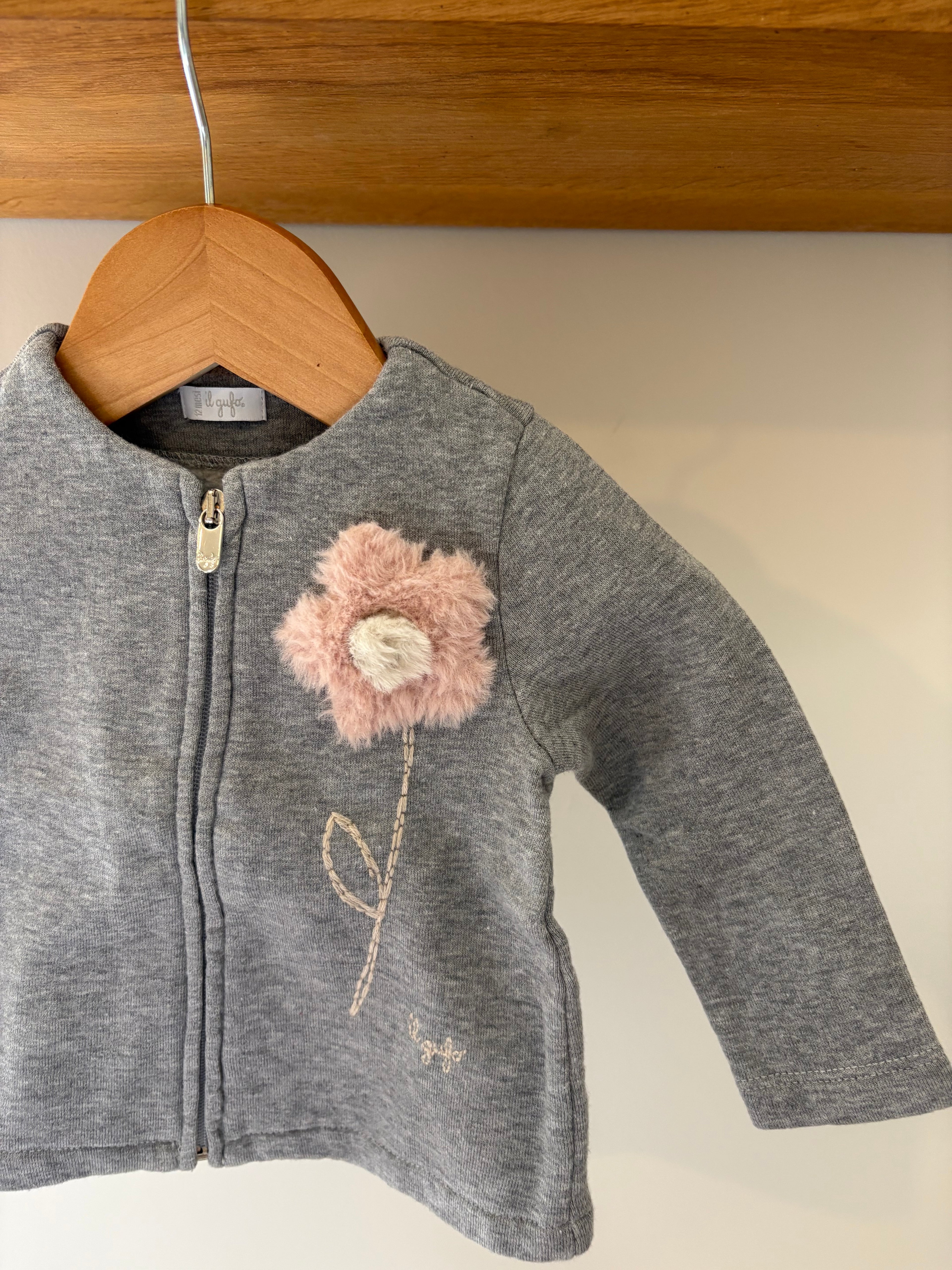 Il Gufo - vest met rits - 12M