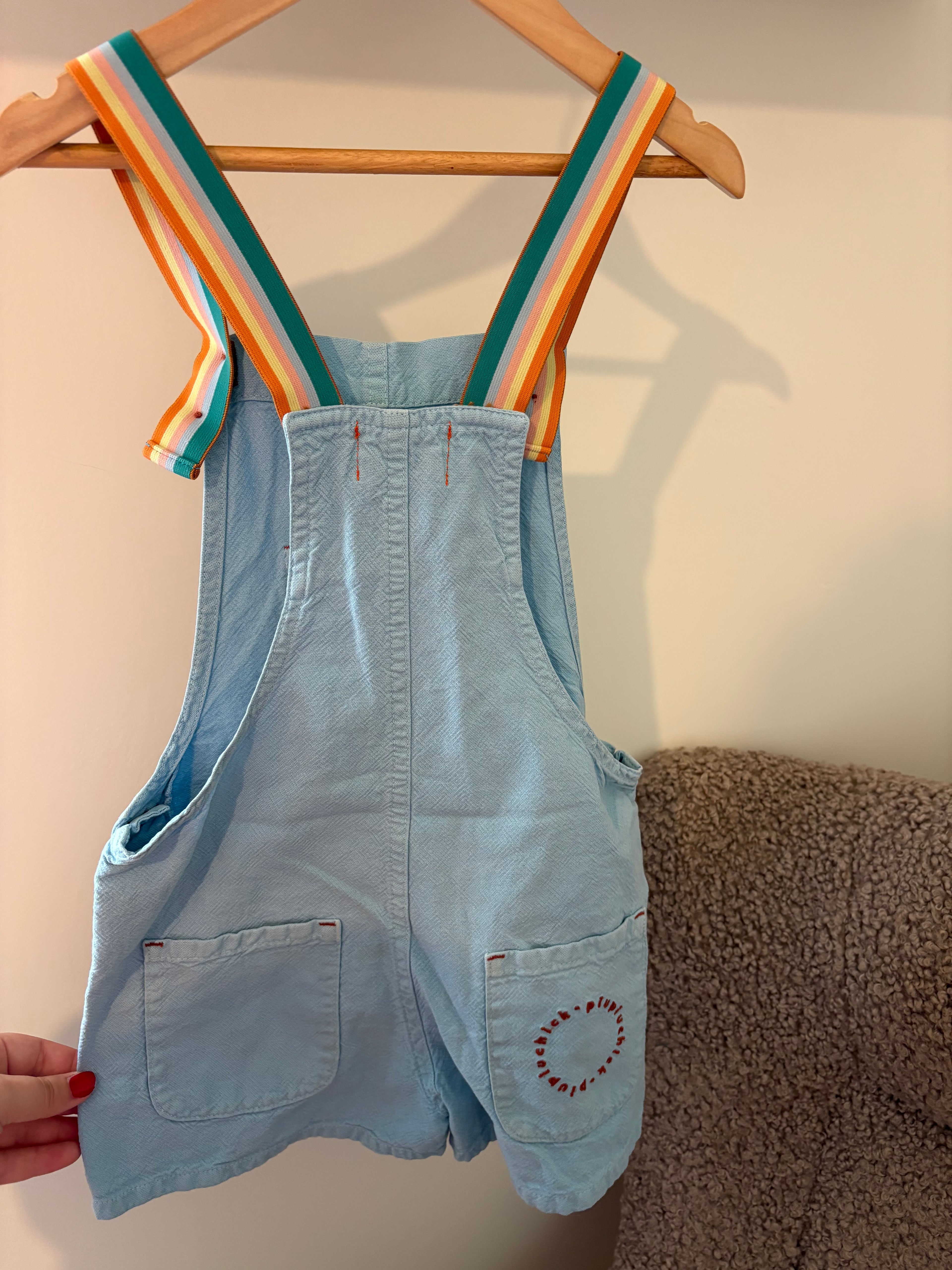 Piupiuchick - denim jumpsuit - 6Y