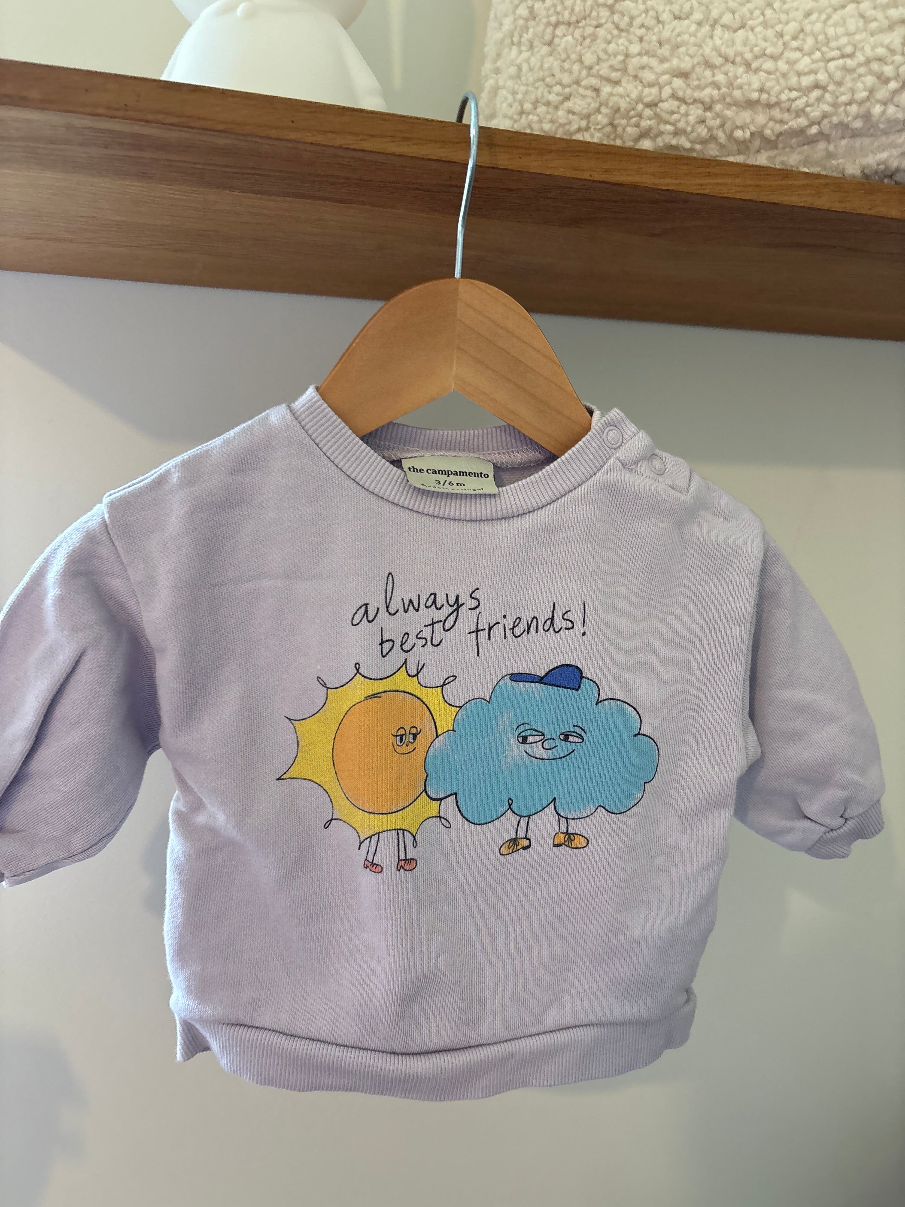 The Campamento - Sweatshirt 'Always best friends' - 6M