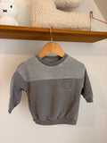 Play Up - grijze sweater - 12M
