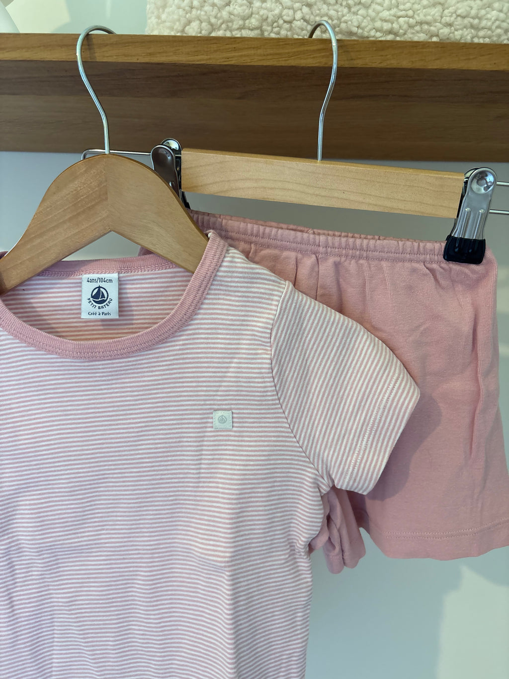 Petit Bateau - 2-delige pyjama roze - 95