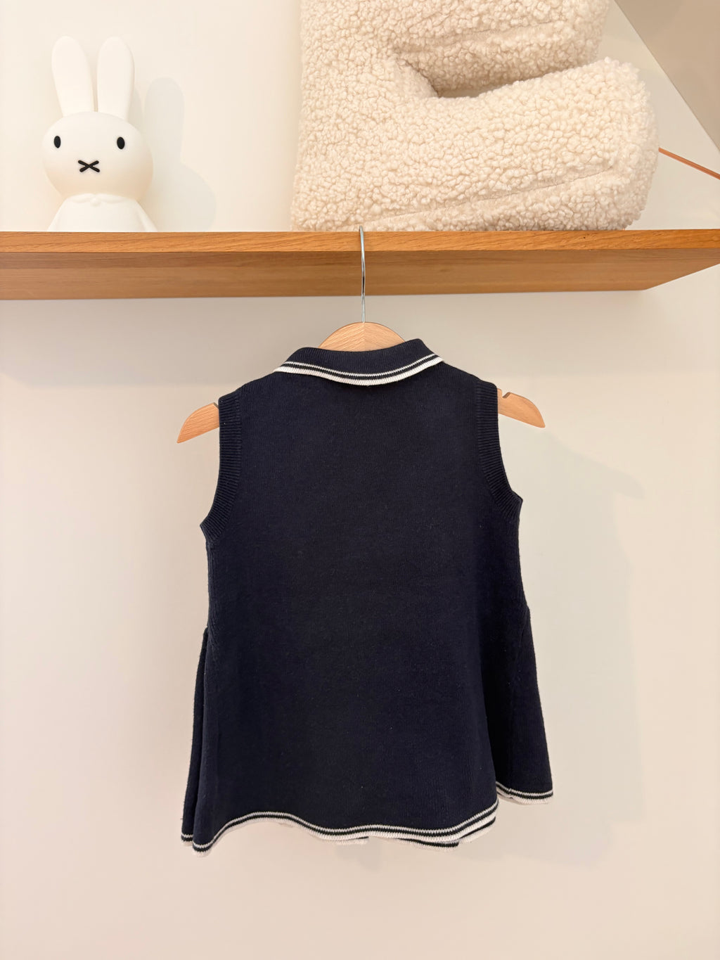 H&M - blauw jurkje (katoen) - 80