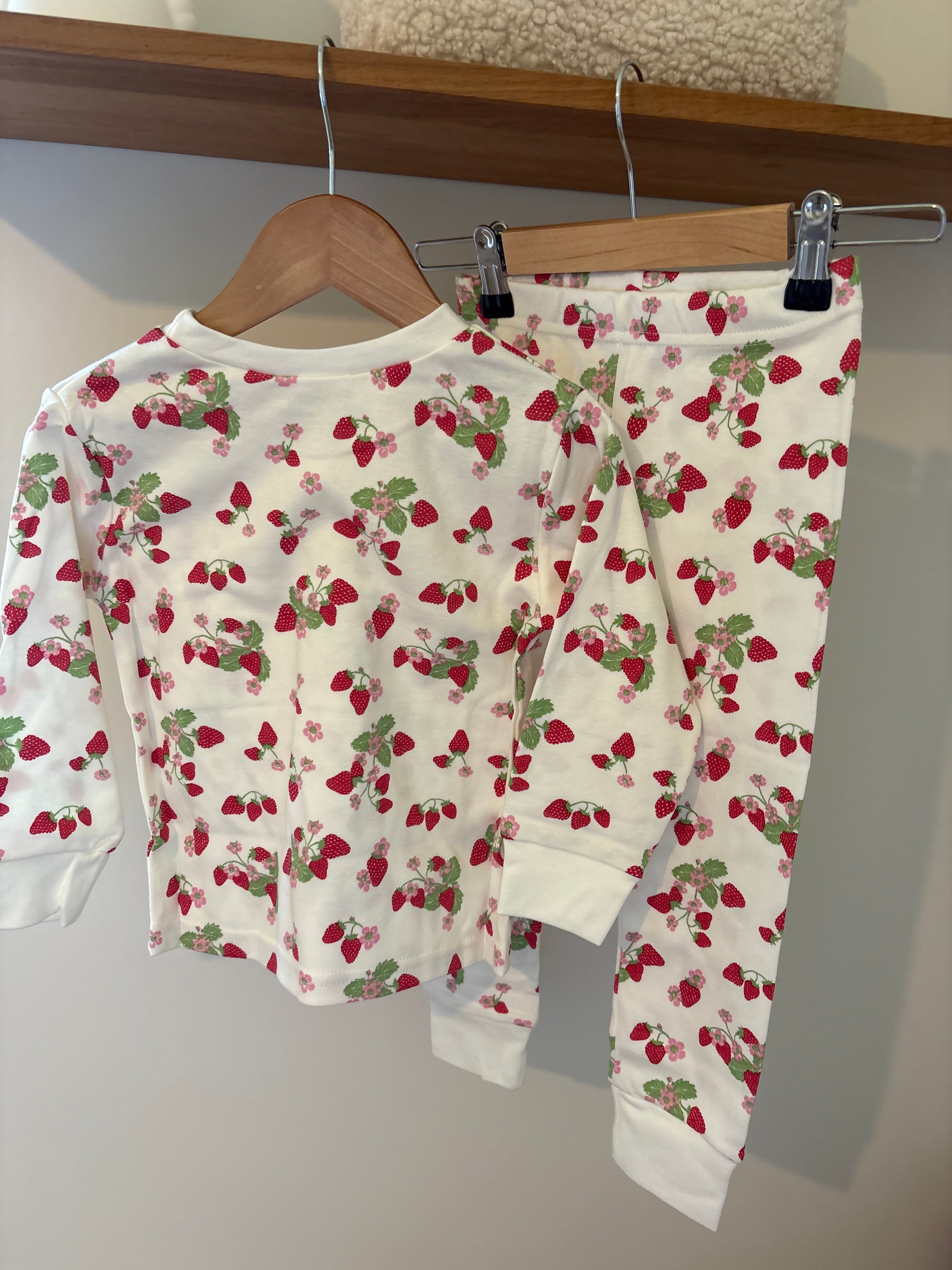 Sleepy Doe - Pyjama setje aardbeien - 3/4 (nieuw) (2)