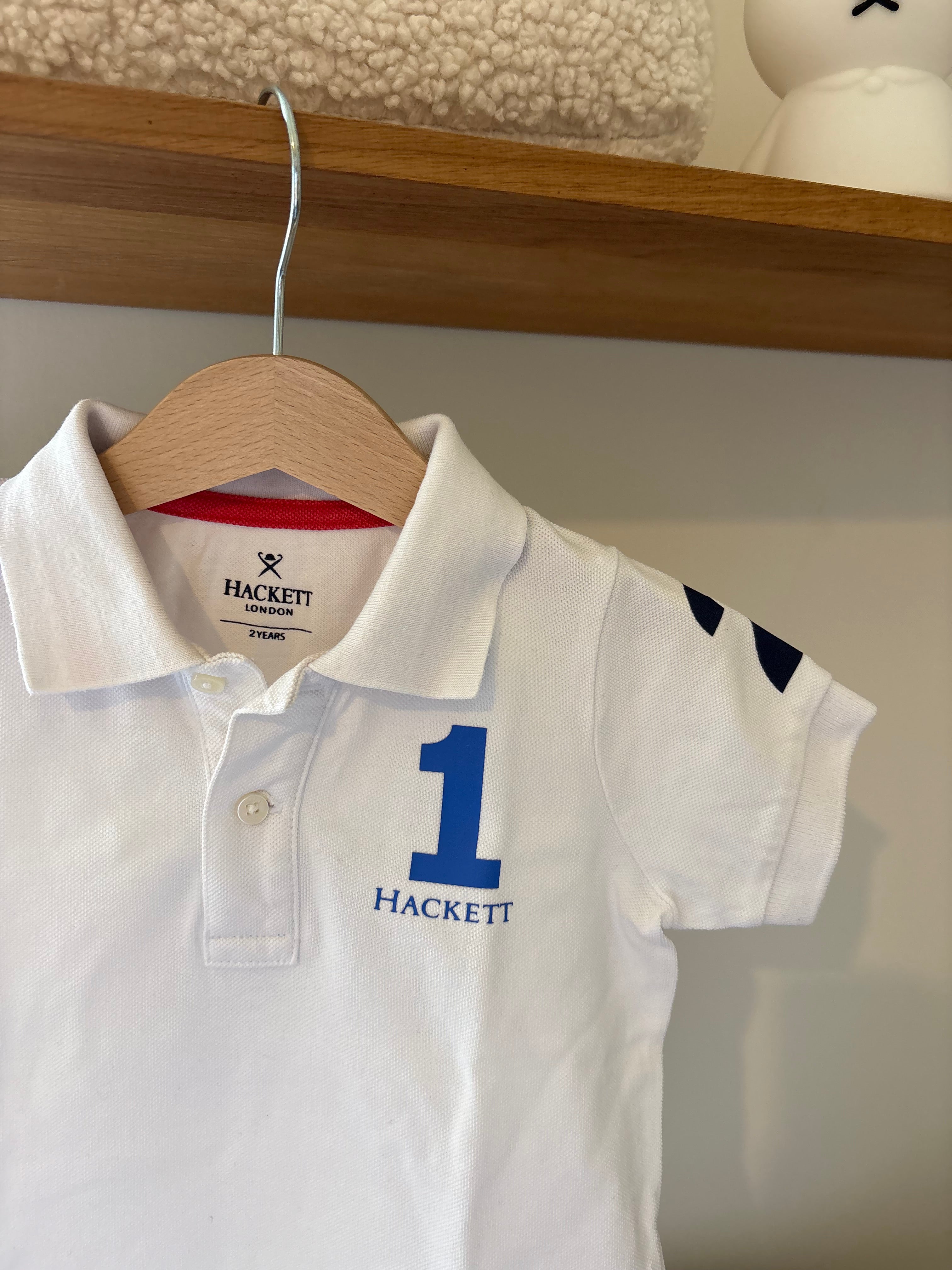 Hackett witte polo - 2Y