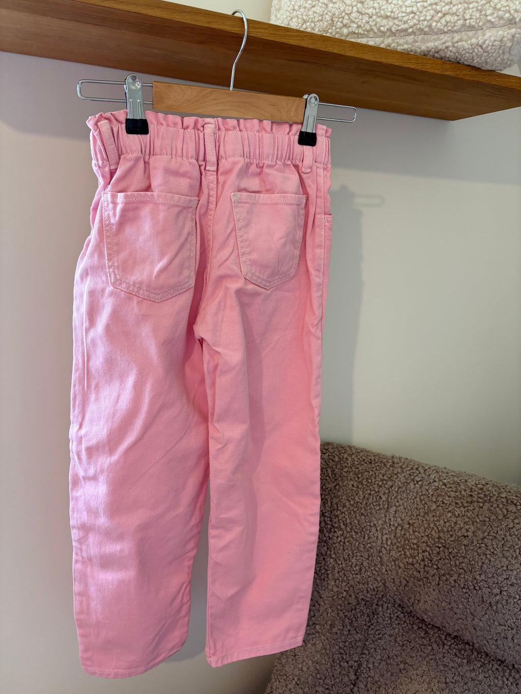 H&M - roze jeans - 6Y