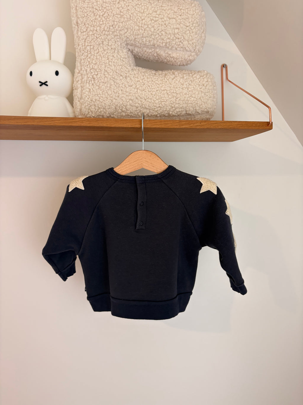 Petit Bateau - sweater sterren - 80