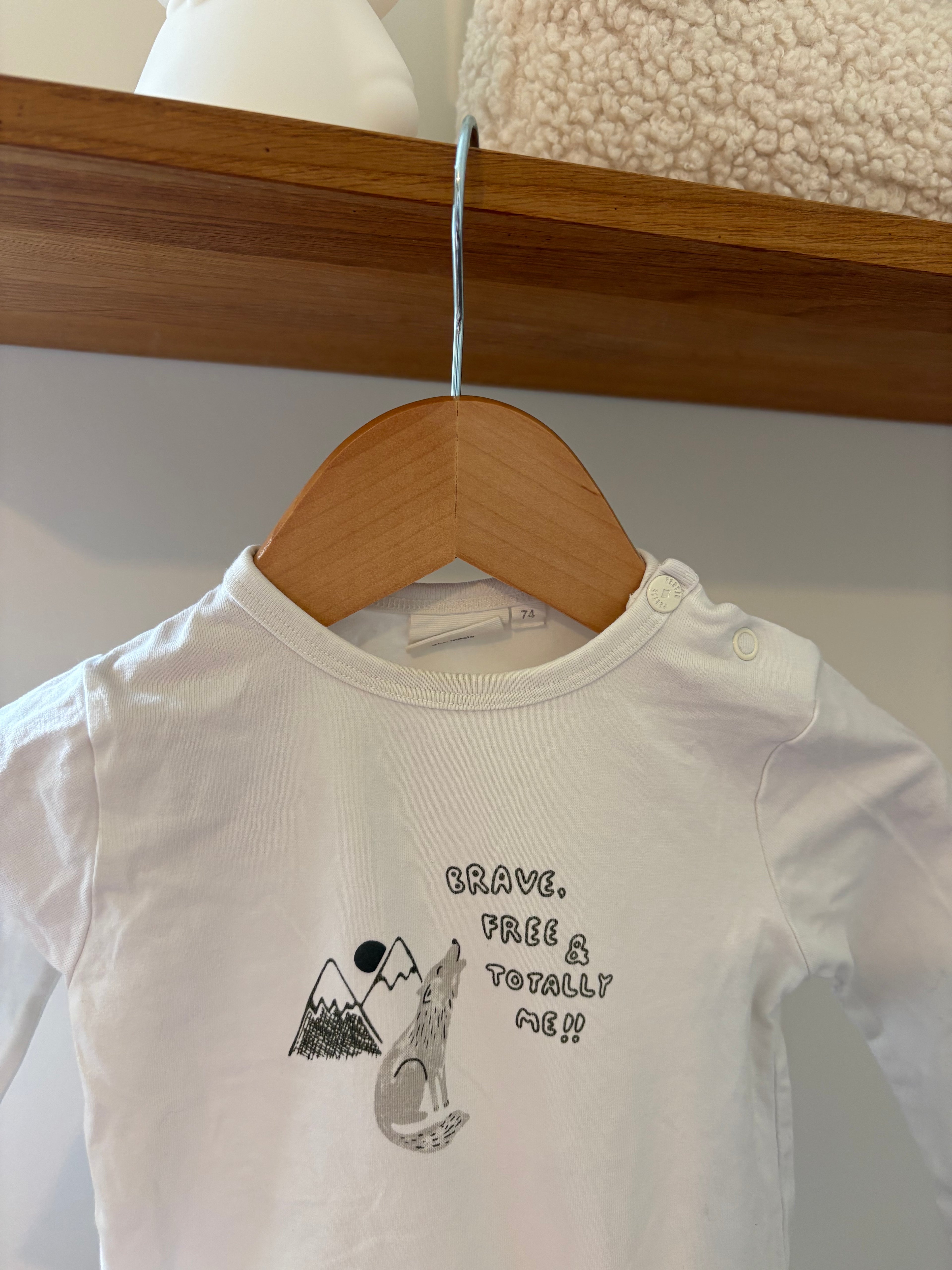 Feetje - tshirt lange mouwen wit- 74