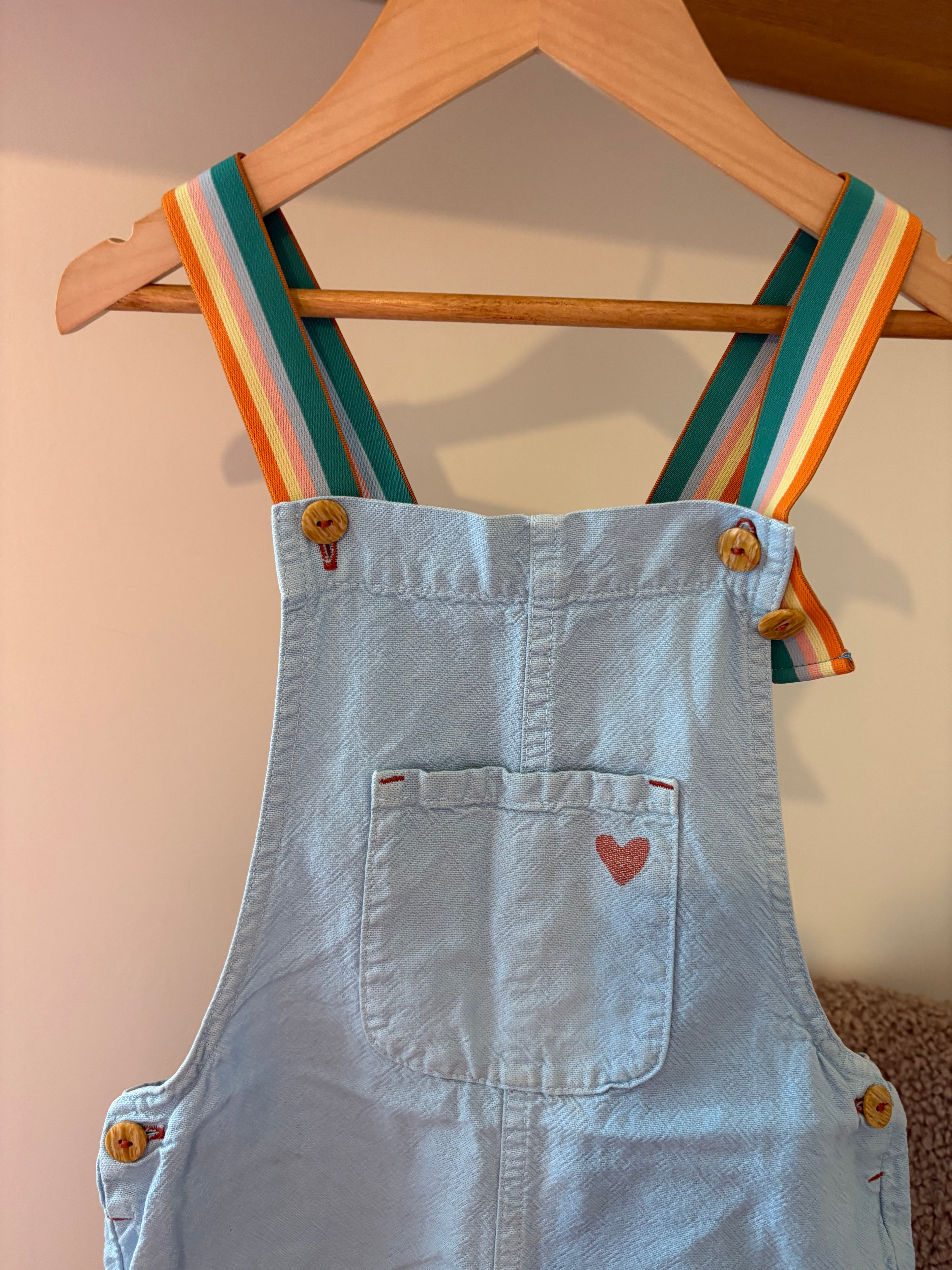 Piupiuchick - denim jumpsuit - 6Y
