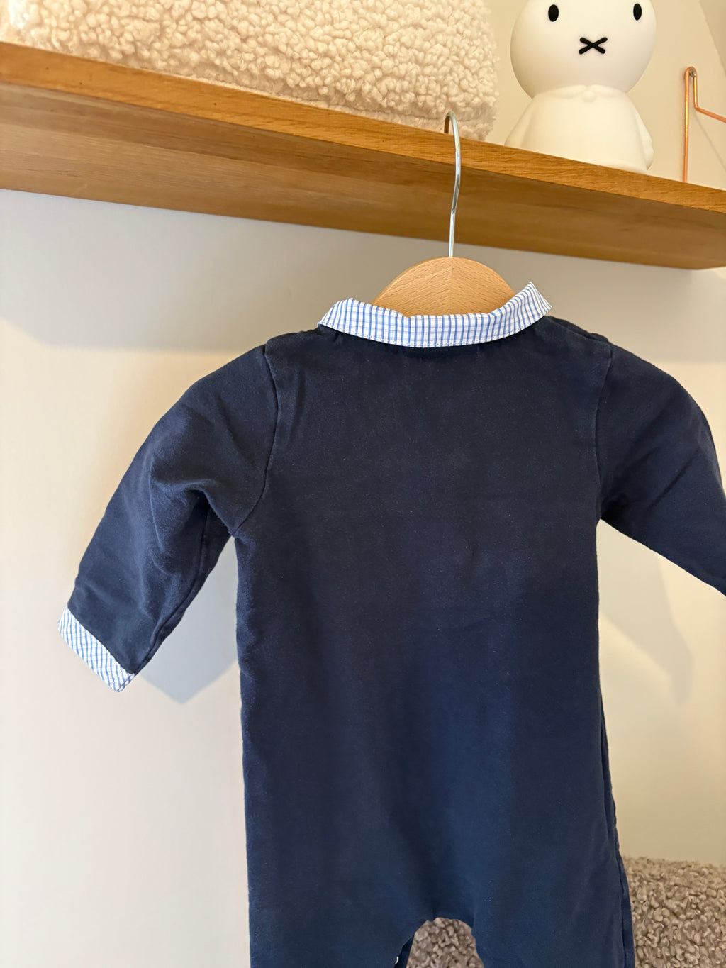 Natini - blauw kruippakje - 74