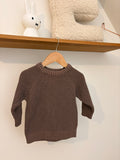 Next - bruine sweater - 80/86