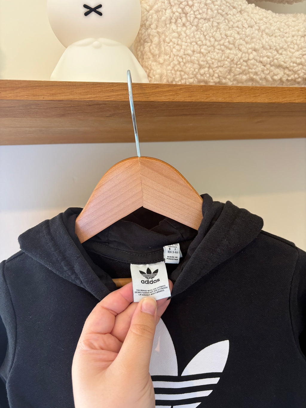 Adidas - sweater met kap - 104