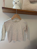 Zara - shirt lange mouwen streepjes - 86
