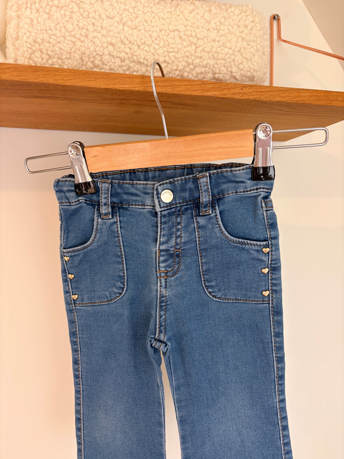 Mayoral - jeans hartjes - 80
