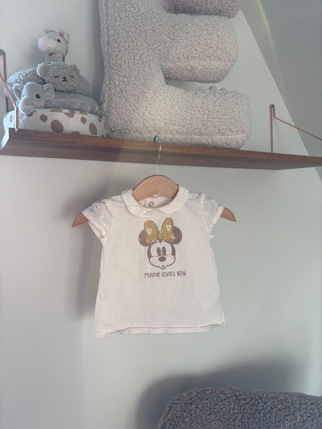 mini mouse minnie loves you t-shirt - 68 C&A